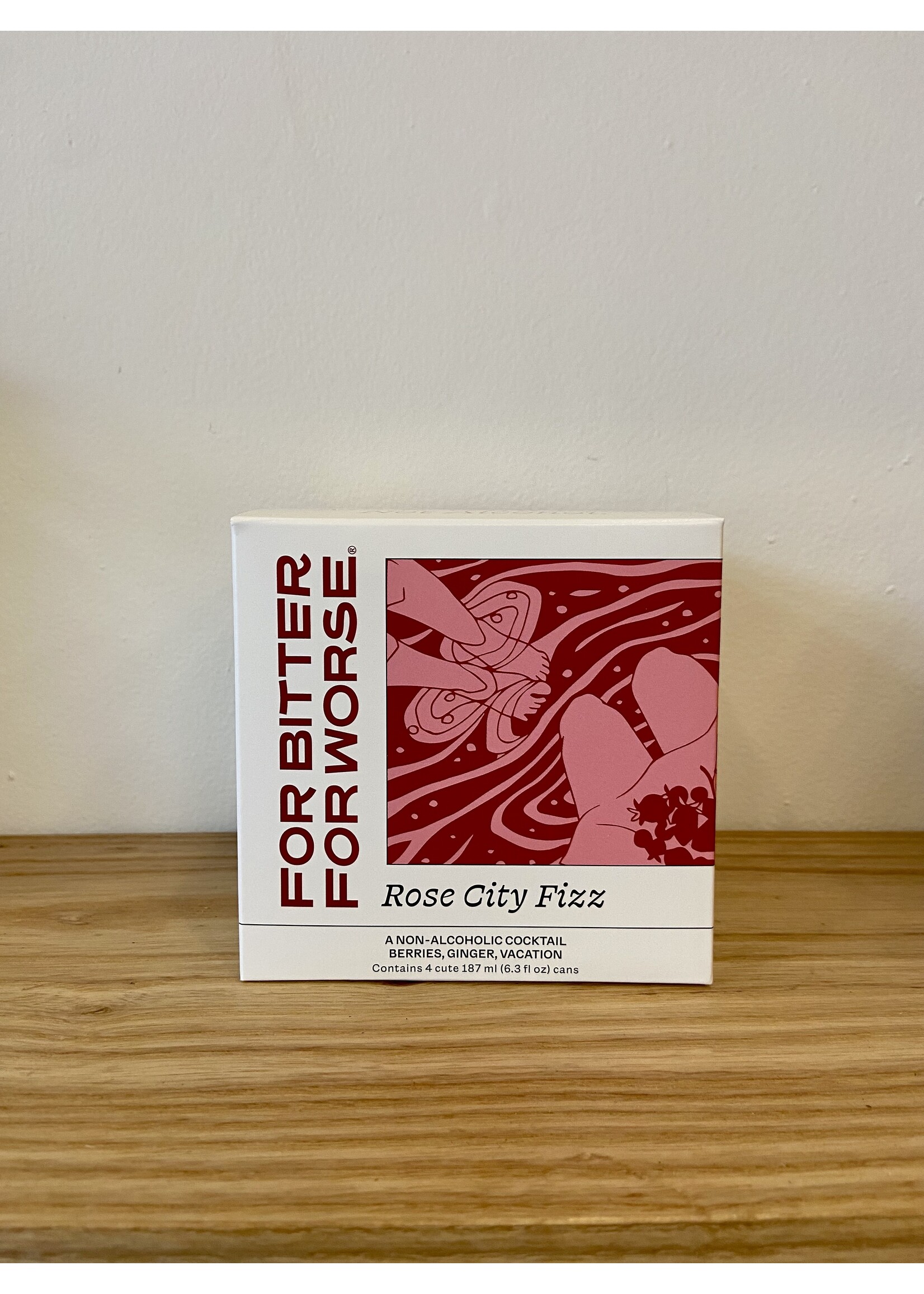 For Bitter For Worse For Bitter For Worse Rose City Fizz Can 4-Pack