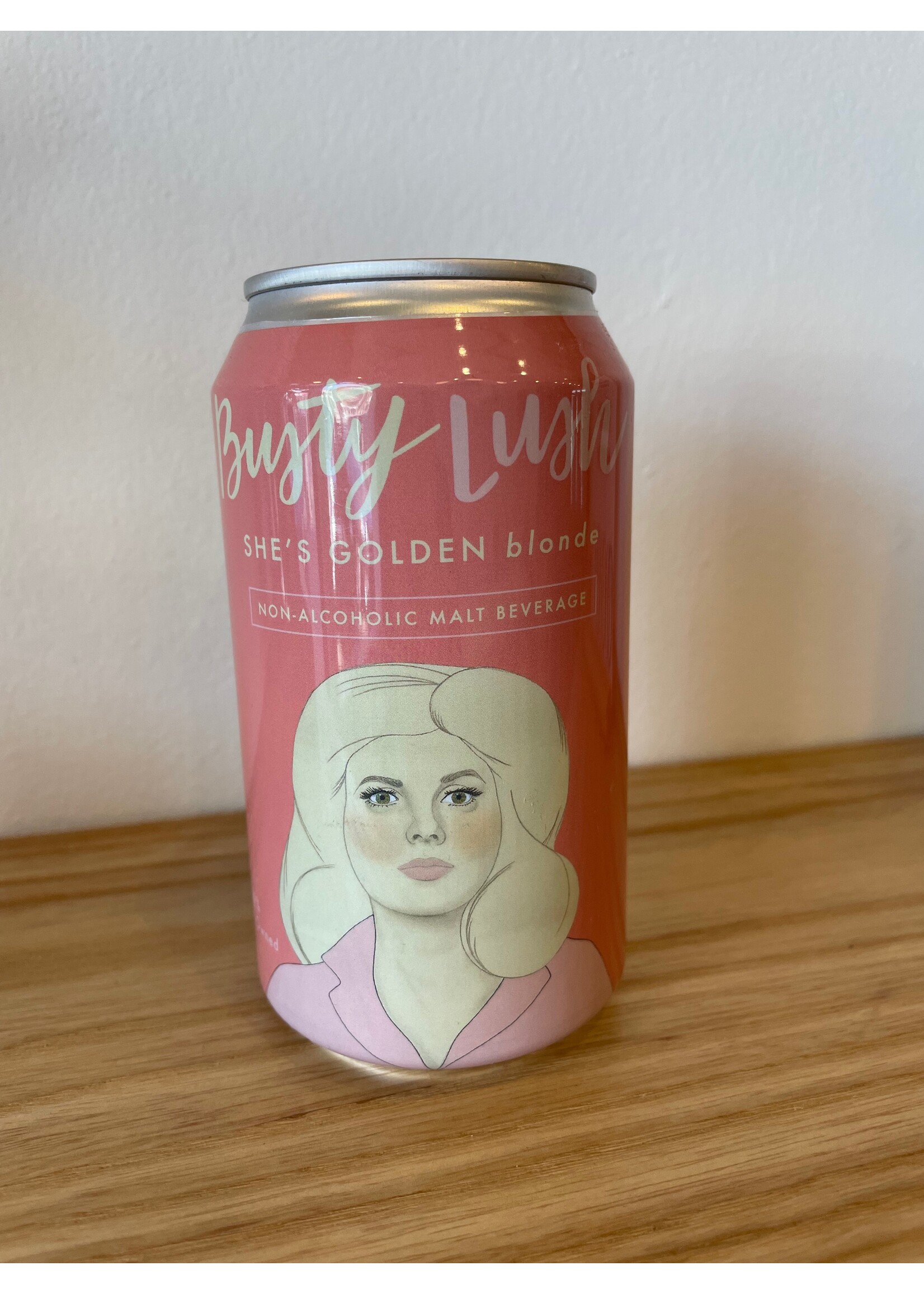 Busty Lush Busty Lush She's Golden Blonde N/A Beer 12 oz.