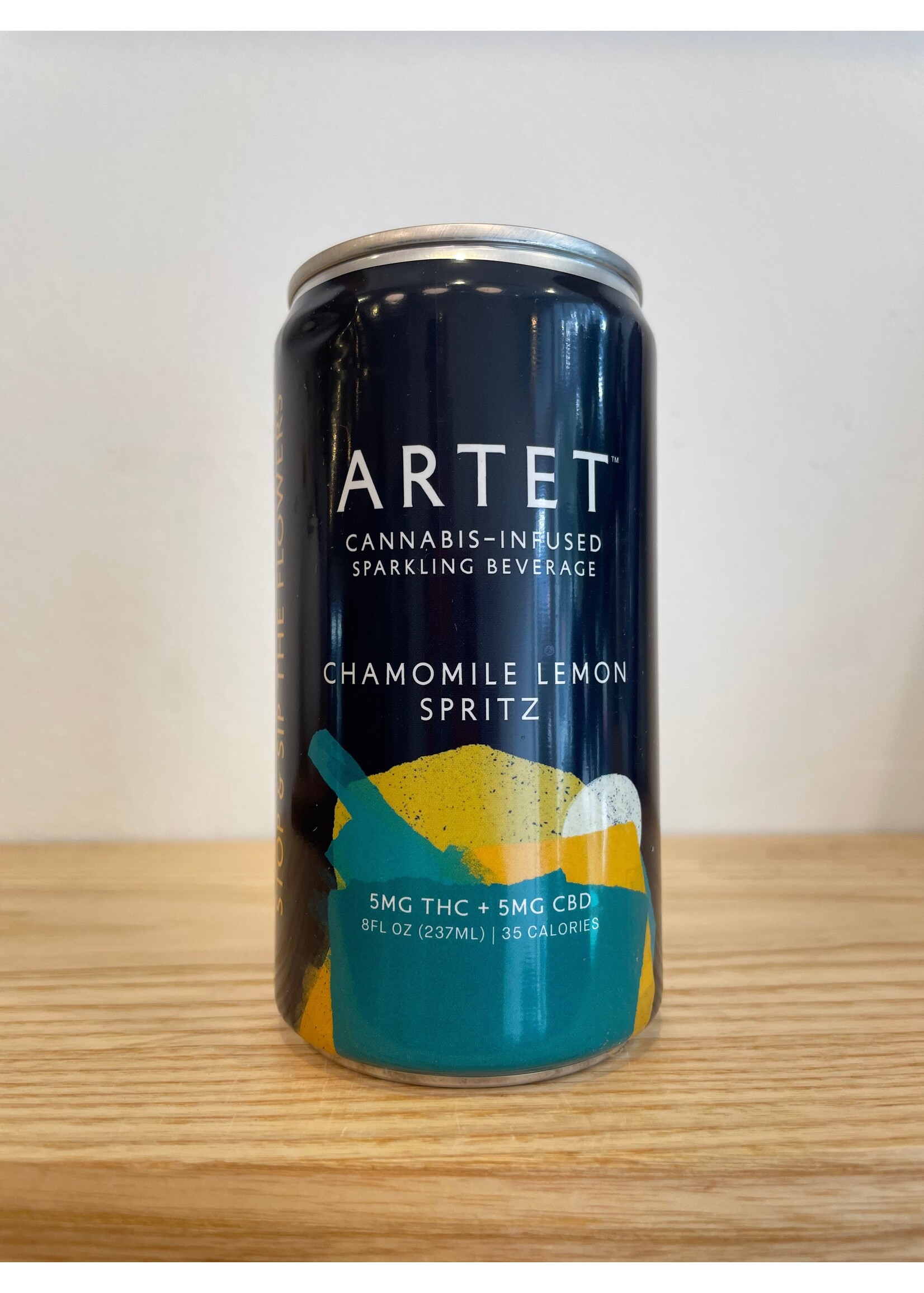 Artet Artet Cannabis Infused Chamomile Lemon Spritz 5 MG 8 oz. Can