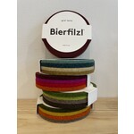 Graf Lantz Graf Lantz Merino Wool Felt Wine Round Coasters-Set of 4