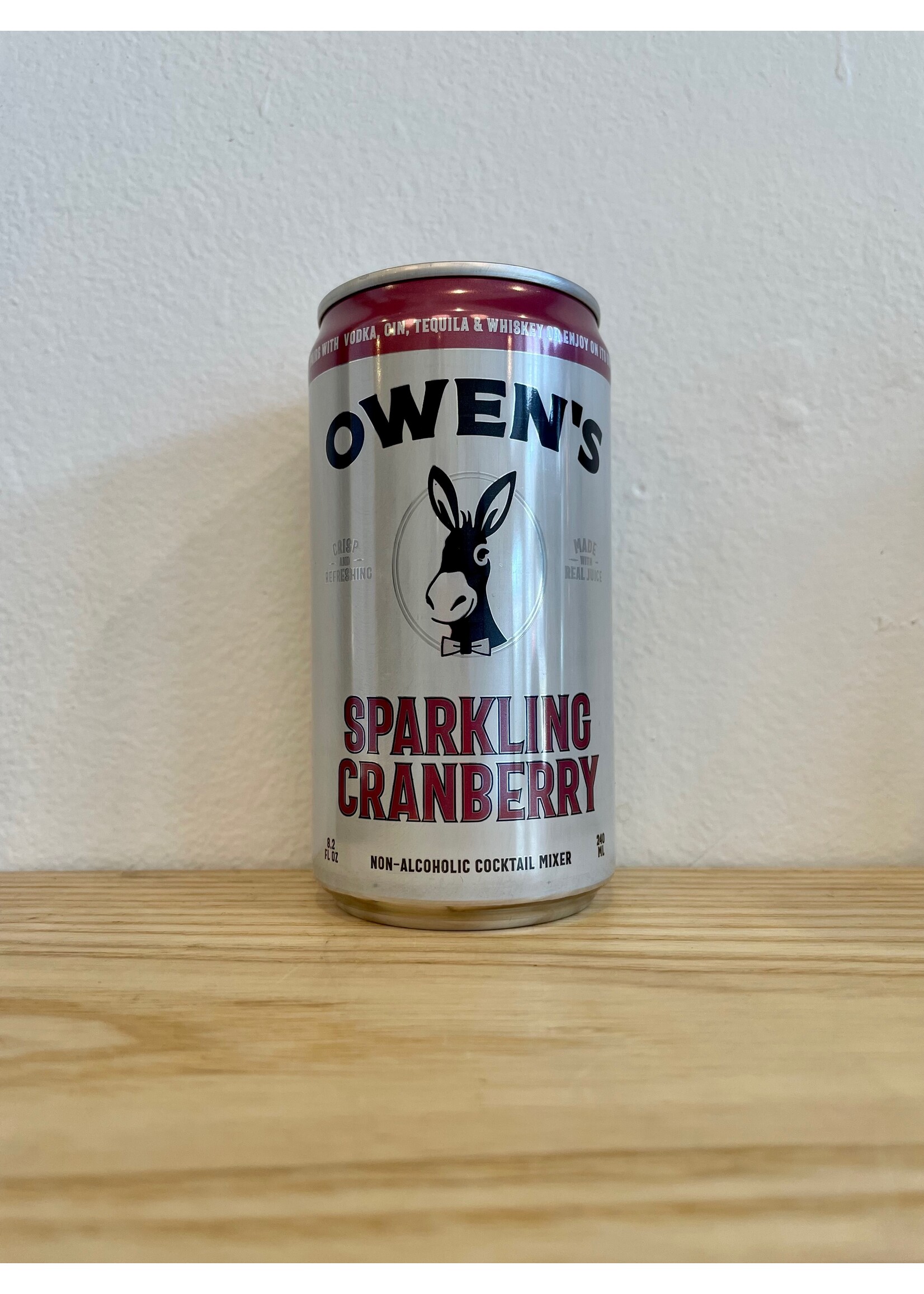 Owen's Owen's Sparkling Cranberry Mix Single Can