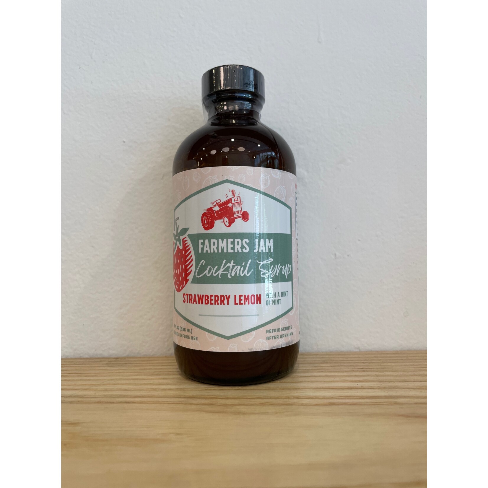 Farmers Jam Farmers Jam Strawberry Lemon Syrup-8 oz.