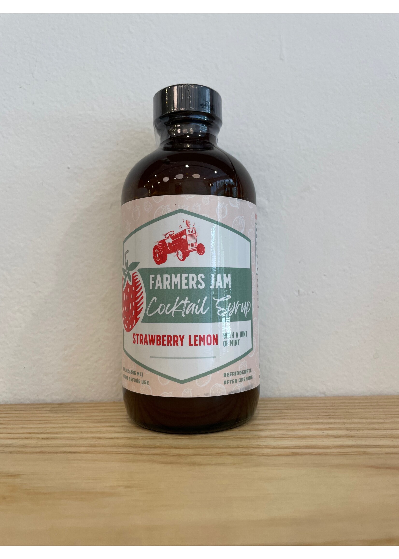 Farmers Jam Farmers Jam Strawberry Lemon Syrup-8 oz.