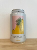 Something & Nothing Something & Nothing Pineapple & Pink Grapefruit Premium Soda