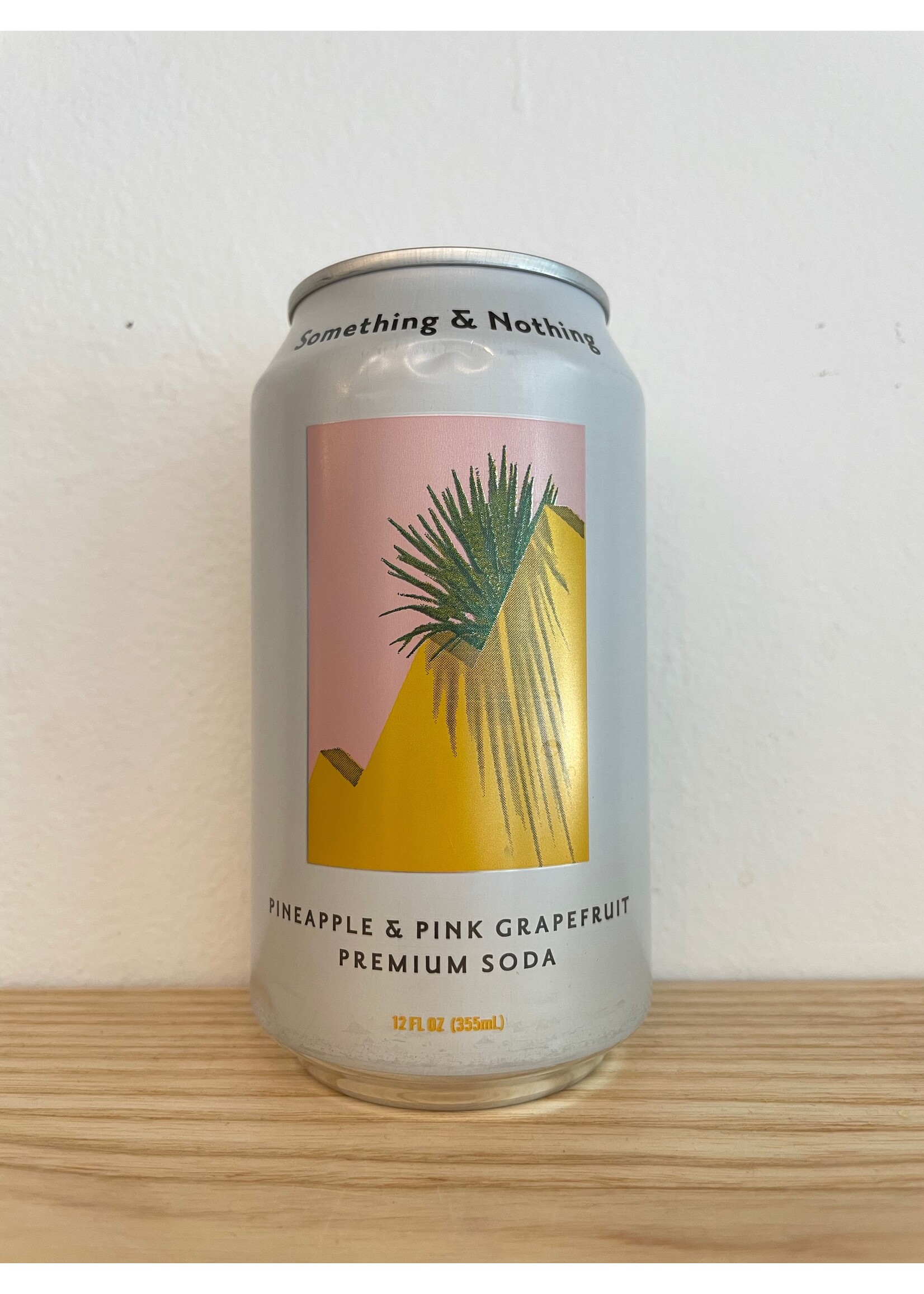 Something & Nothing Something & Nothing Pineapple & Pink Grapefruit Premium Soda