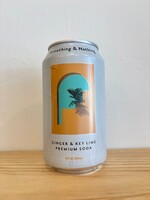 Something & Nothing Something & Nothing Ginger & Key Lime Premium Soda