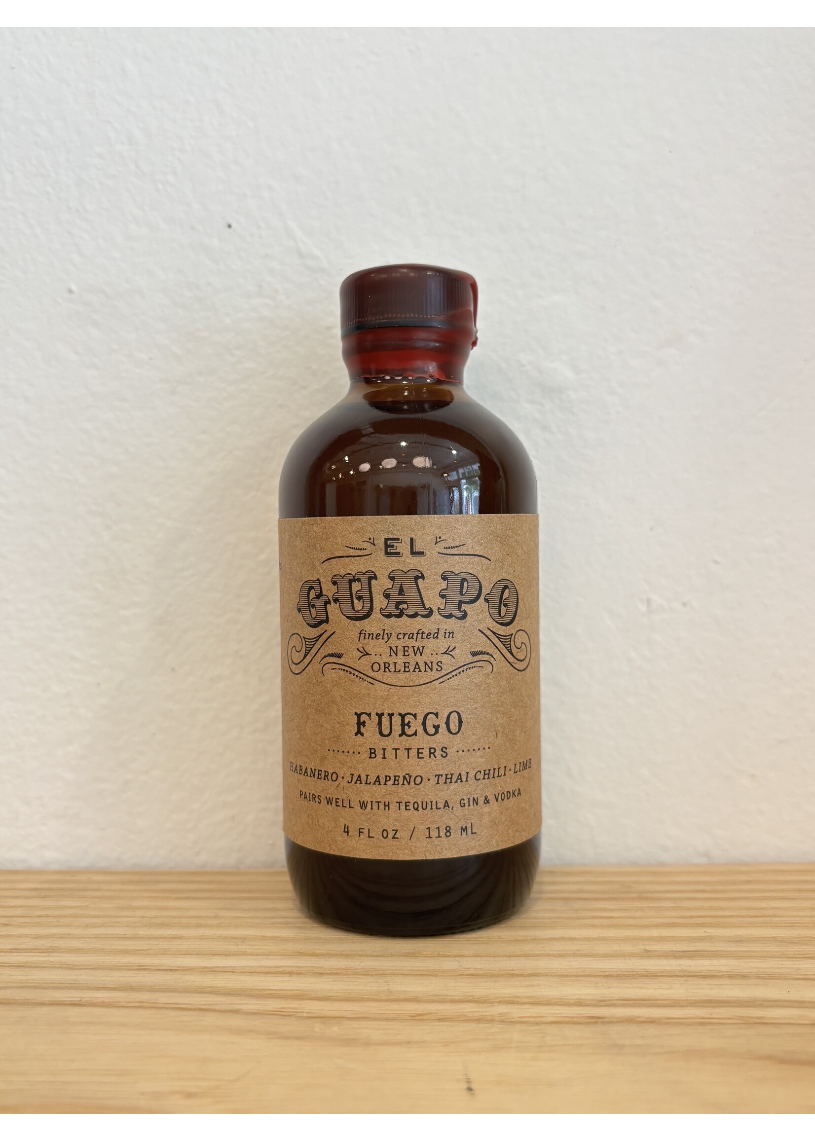 El Guapo El Guapo Fuego Habanero and Jalapeno Bitters 4 oz