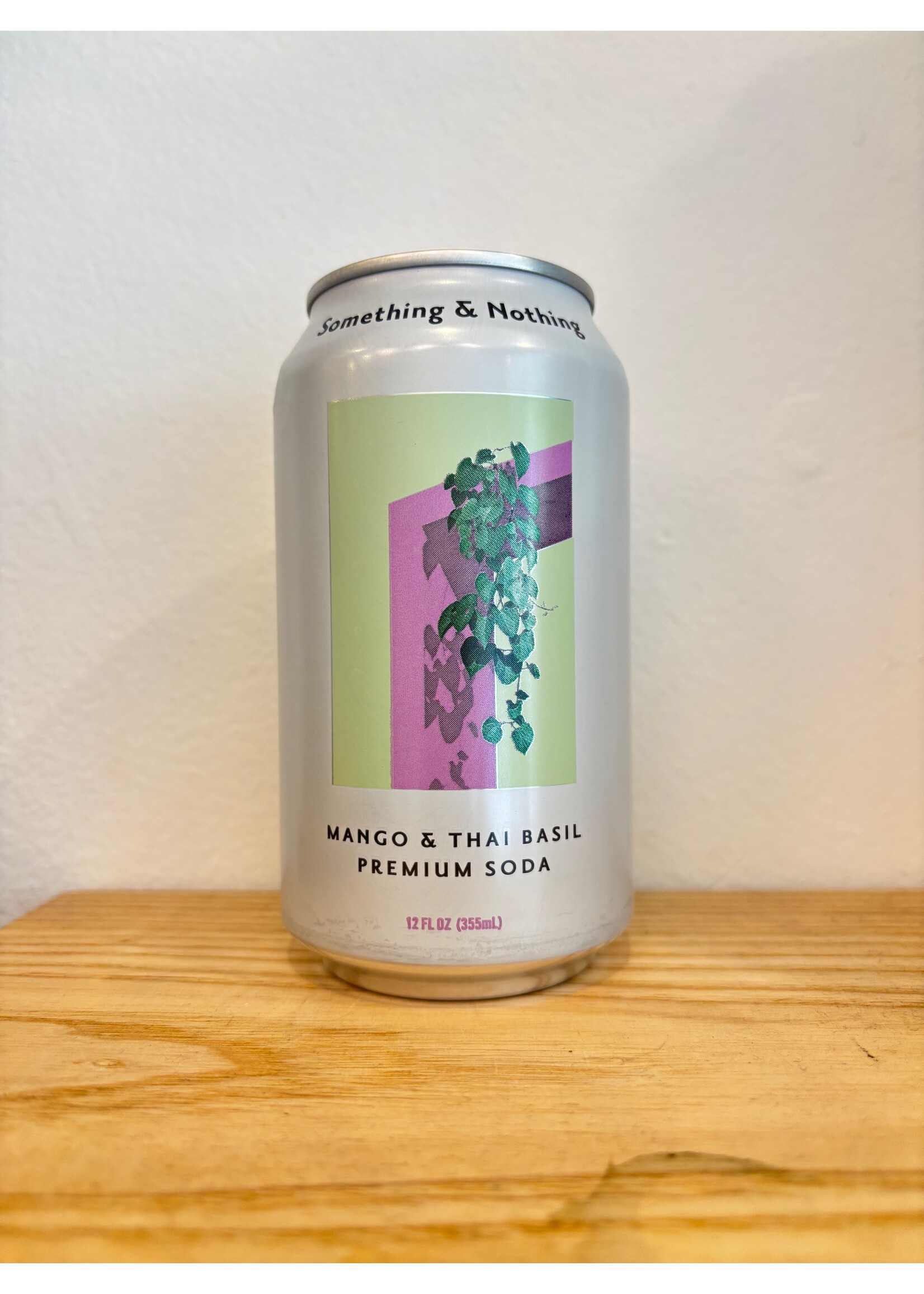 Something & Nothing Something & Nothing Mango & Thai Basil Premium Soda
