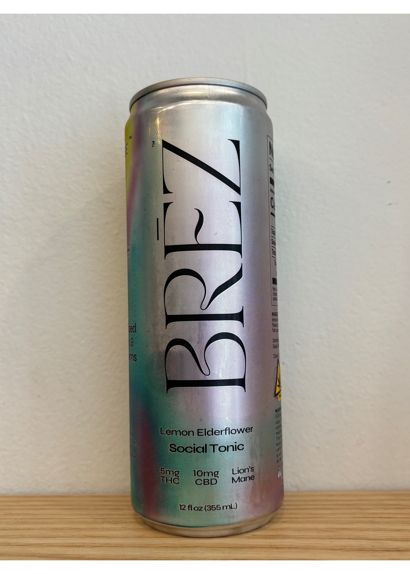 Brēz Brez OG Cannabis + Mushrooms Social Tonic 12 oz 5 MG