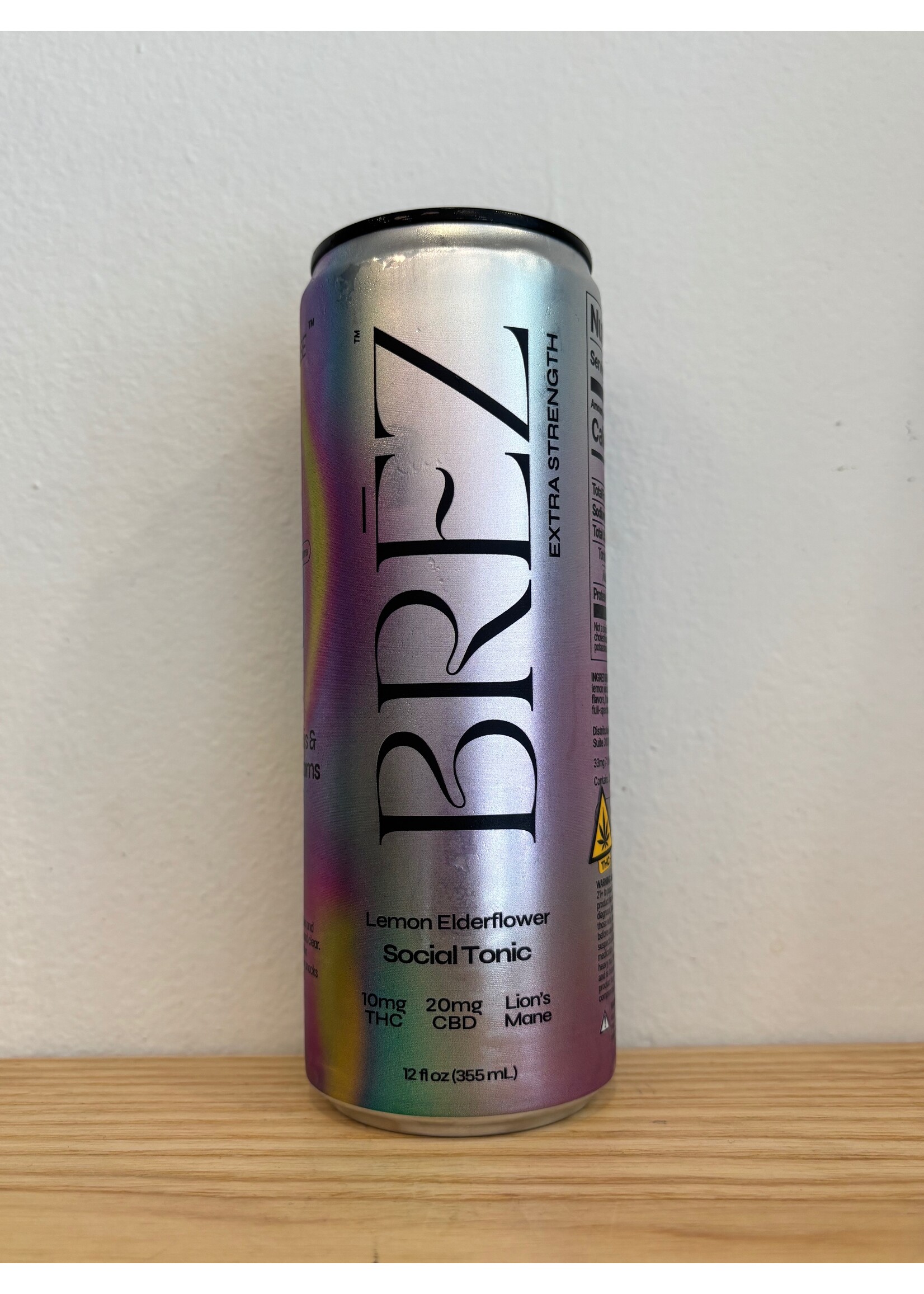 Brēz Brez OG Cannabis + Mushrooms Social Tonic 12 oz 10 MG