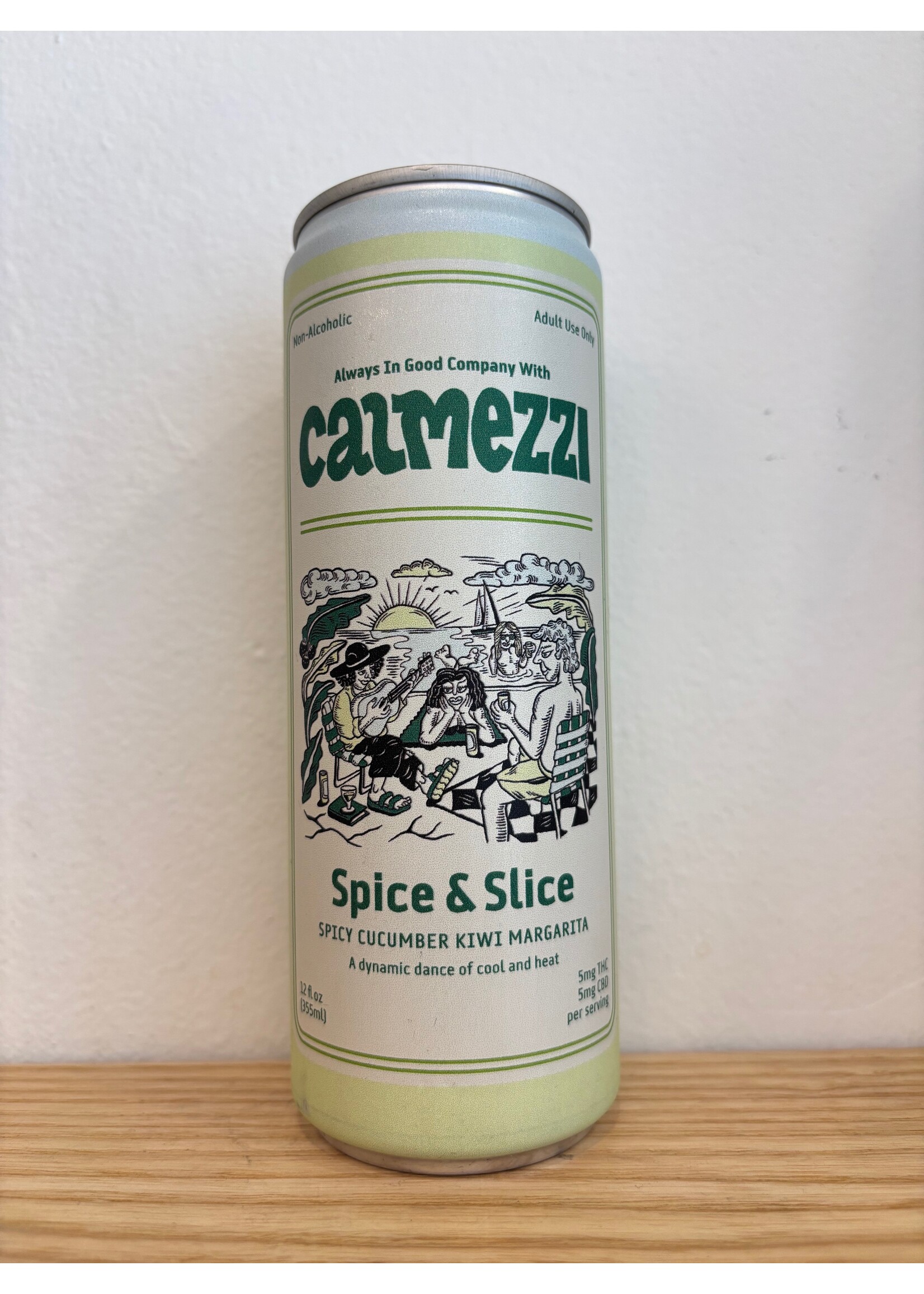 Calmezzi Calmezzi Spice & Slice Spicy Cucumber Kiwi Margarita 5MG THC