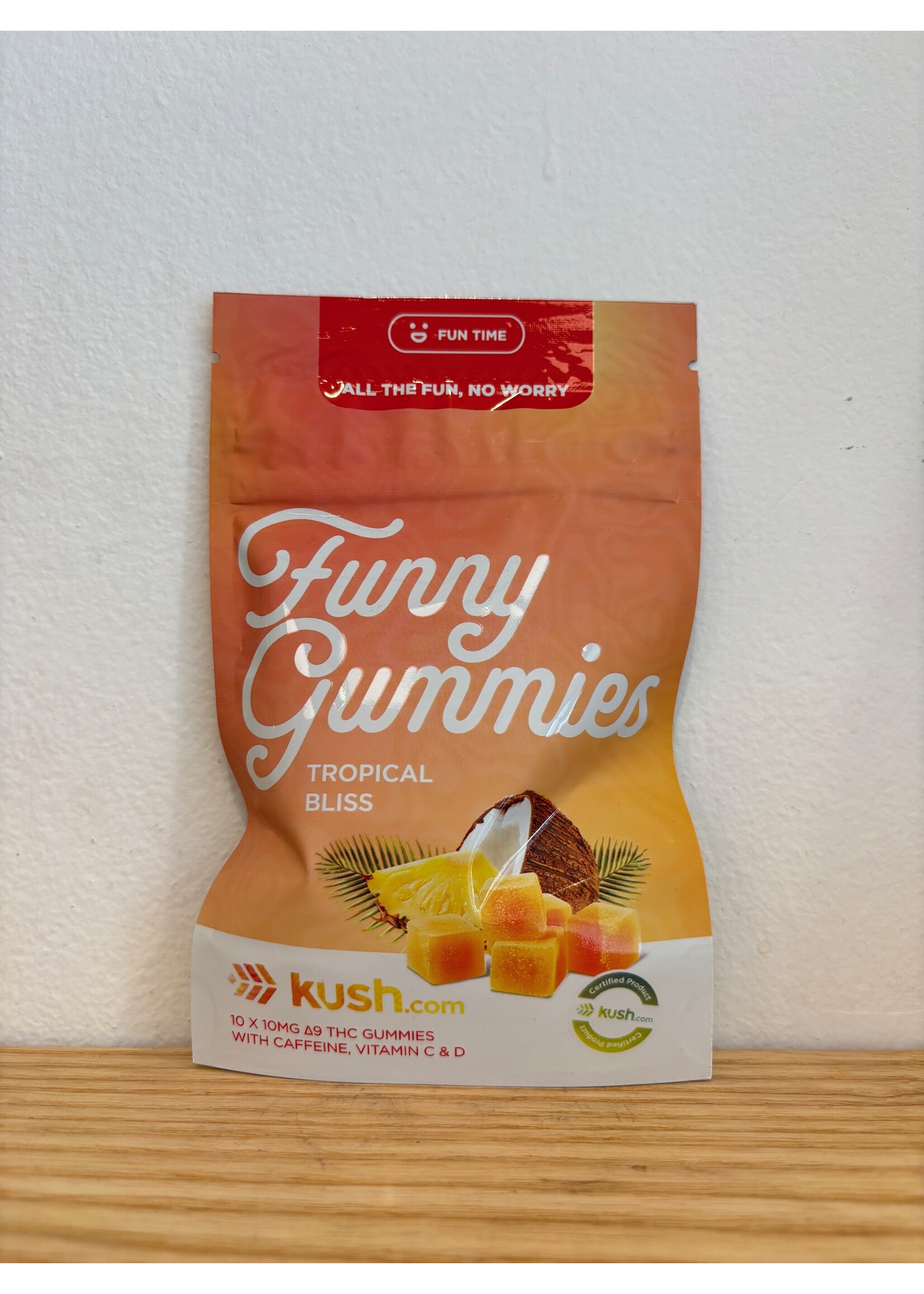 Kush Kush Funny Gummies 10mg Tropical Bliss