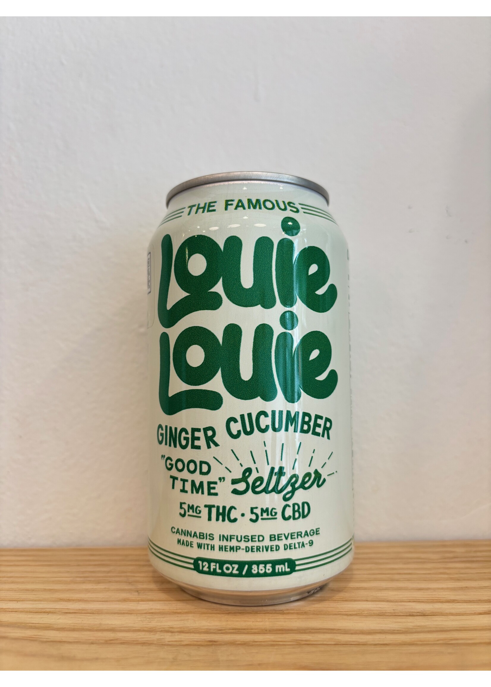 Louie Louie Louie Louie Ginger Cucumber THC Seltzer 5mg