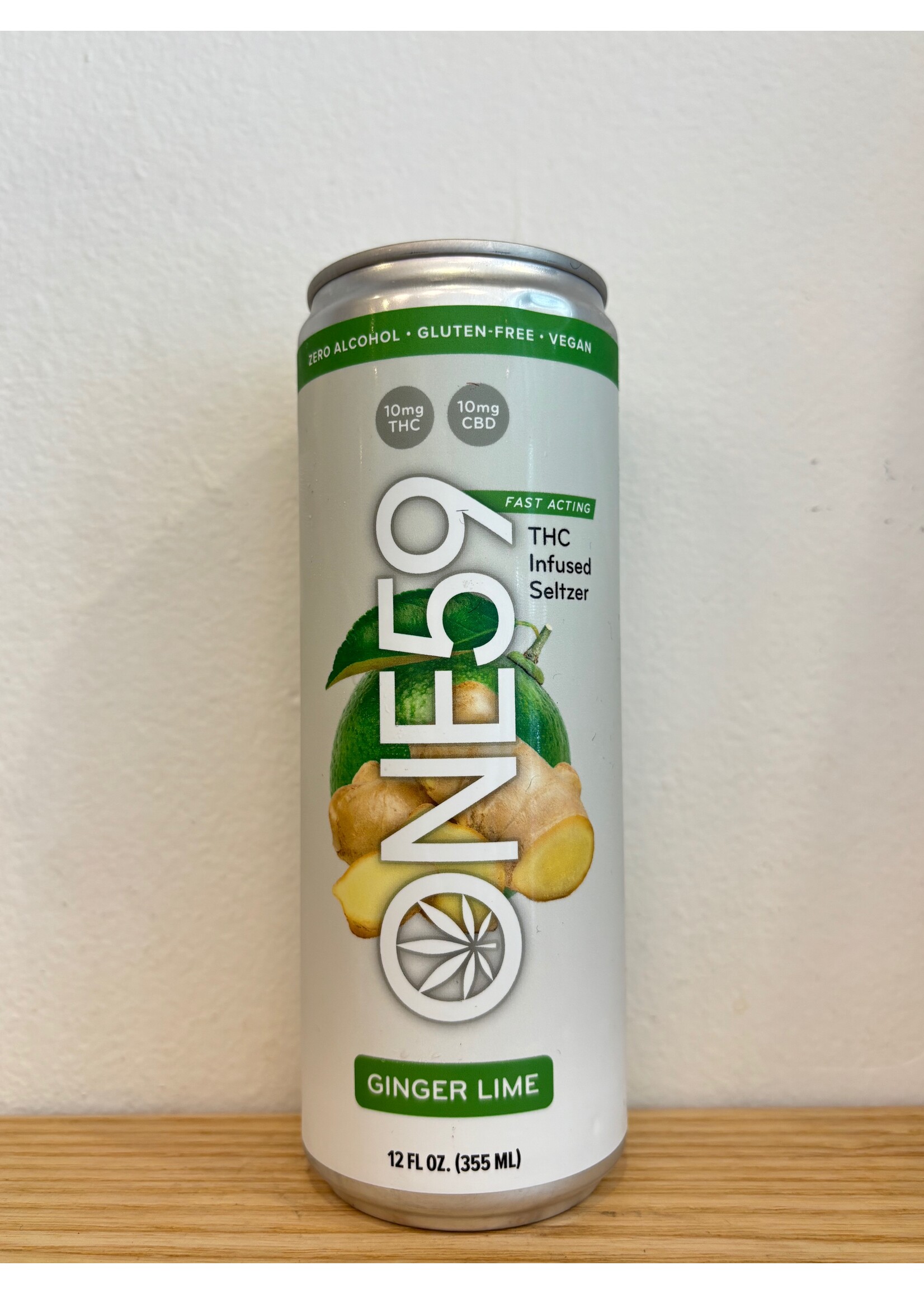 One59 ONE59 Seltzer Ginger-Lime 10/10 MG