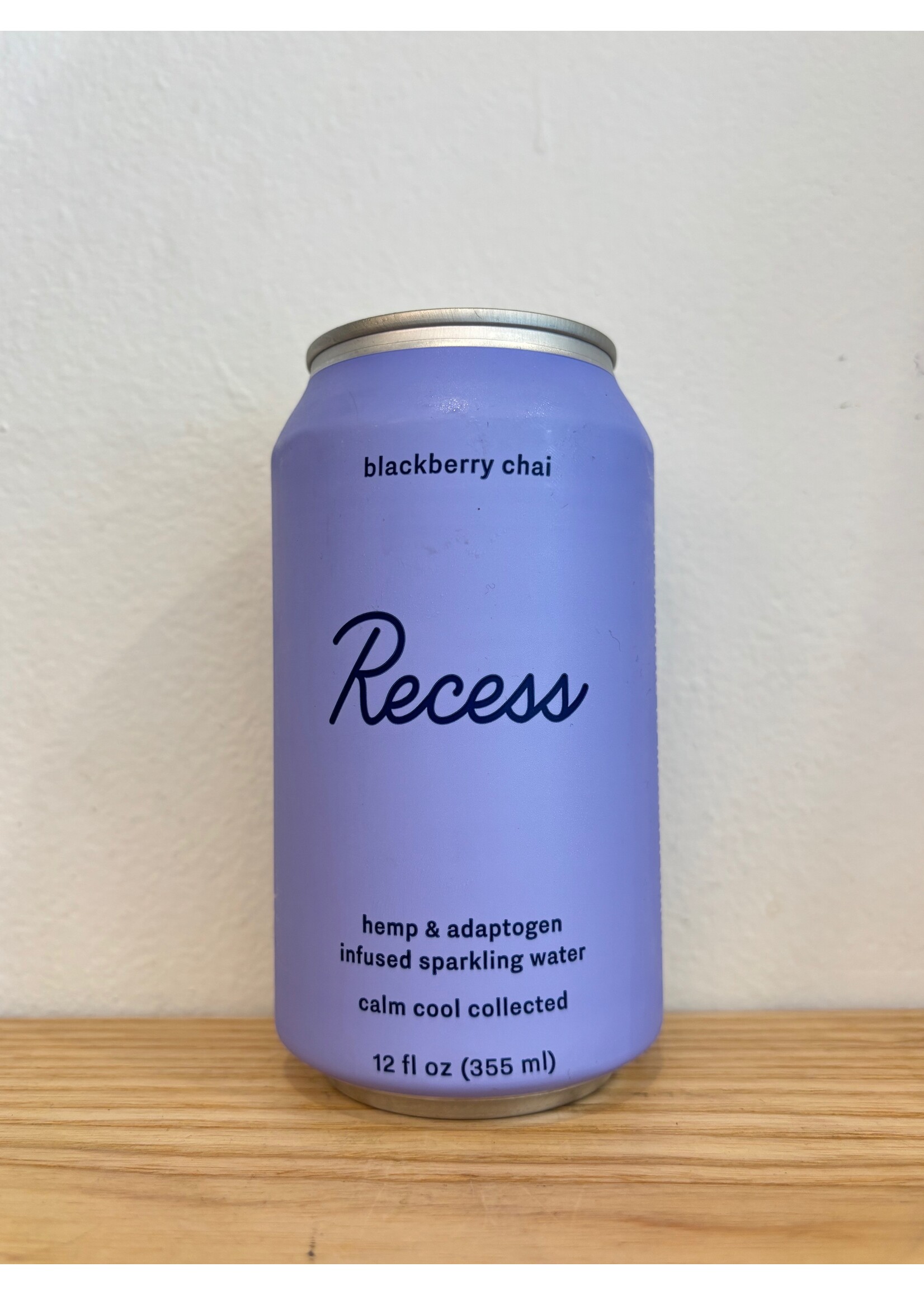 Recess Recess 10 MG  CBD Sparkling Water Blackberry Chai 12oz