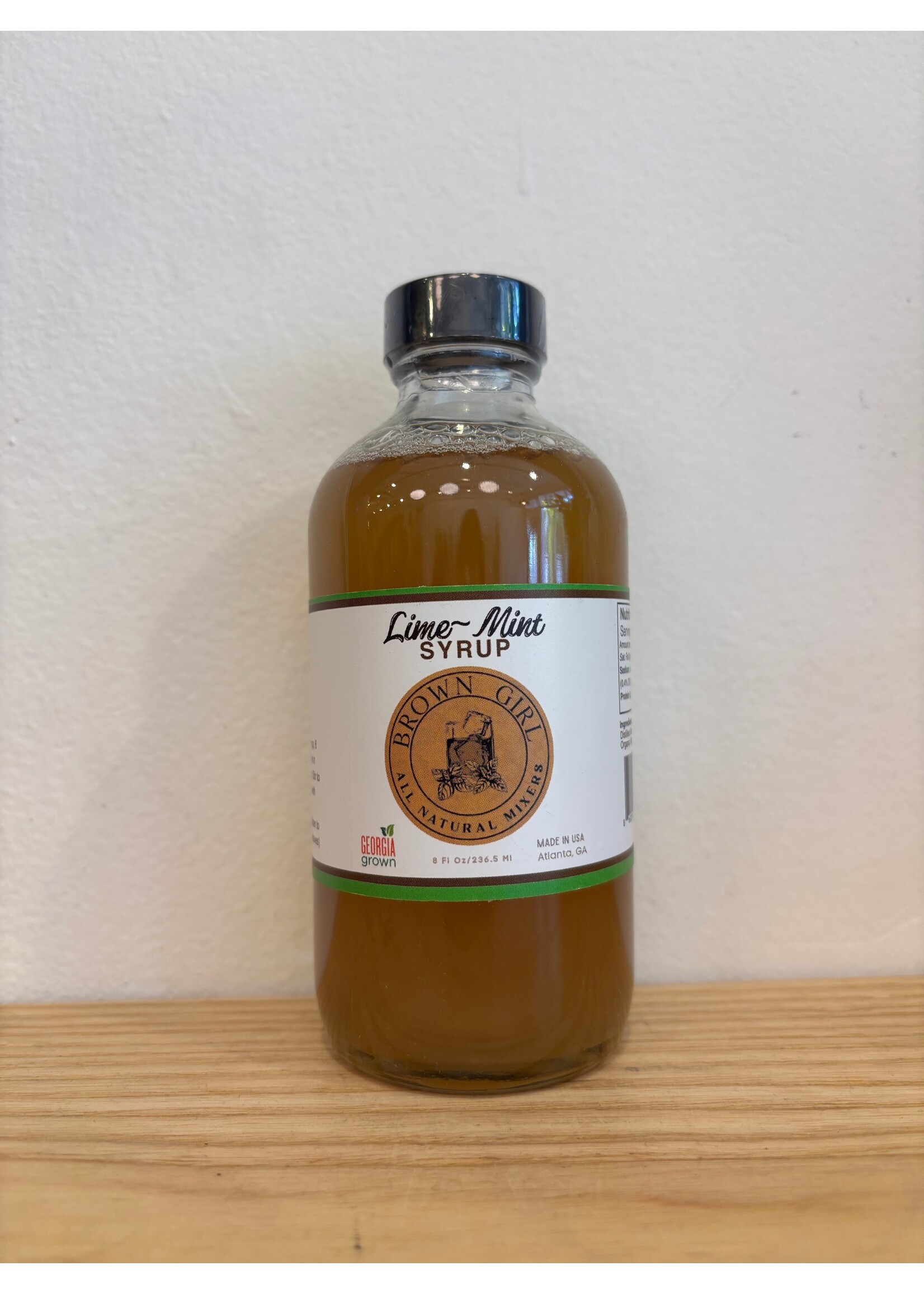 Brown Girl Mixers Brown Girl Mixers Lime-Mint Syrup