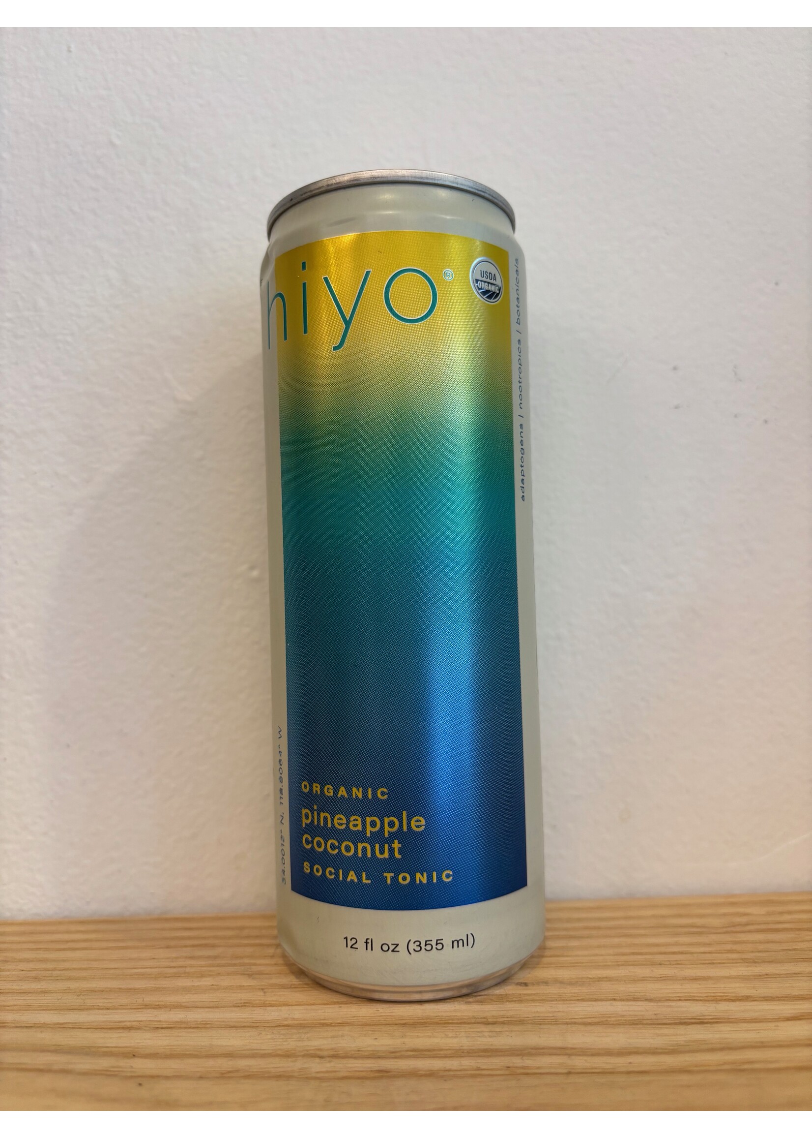Hiyo Hiyo Pineapple Coconut Sparkling Social Tonic