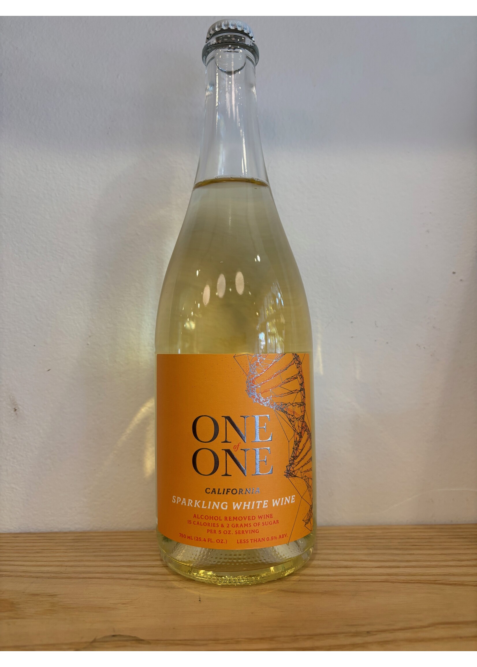 One of One One of One Alcohol Removed Sparkling White WIne