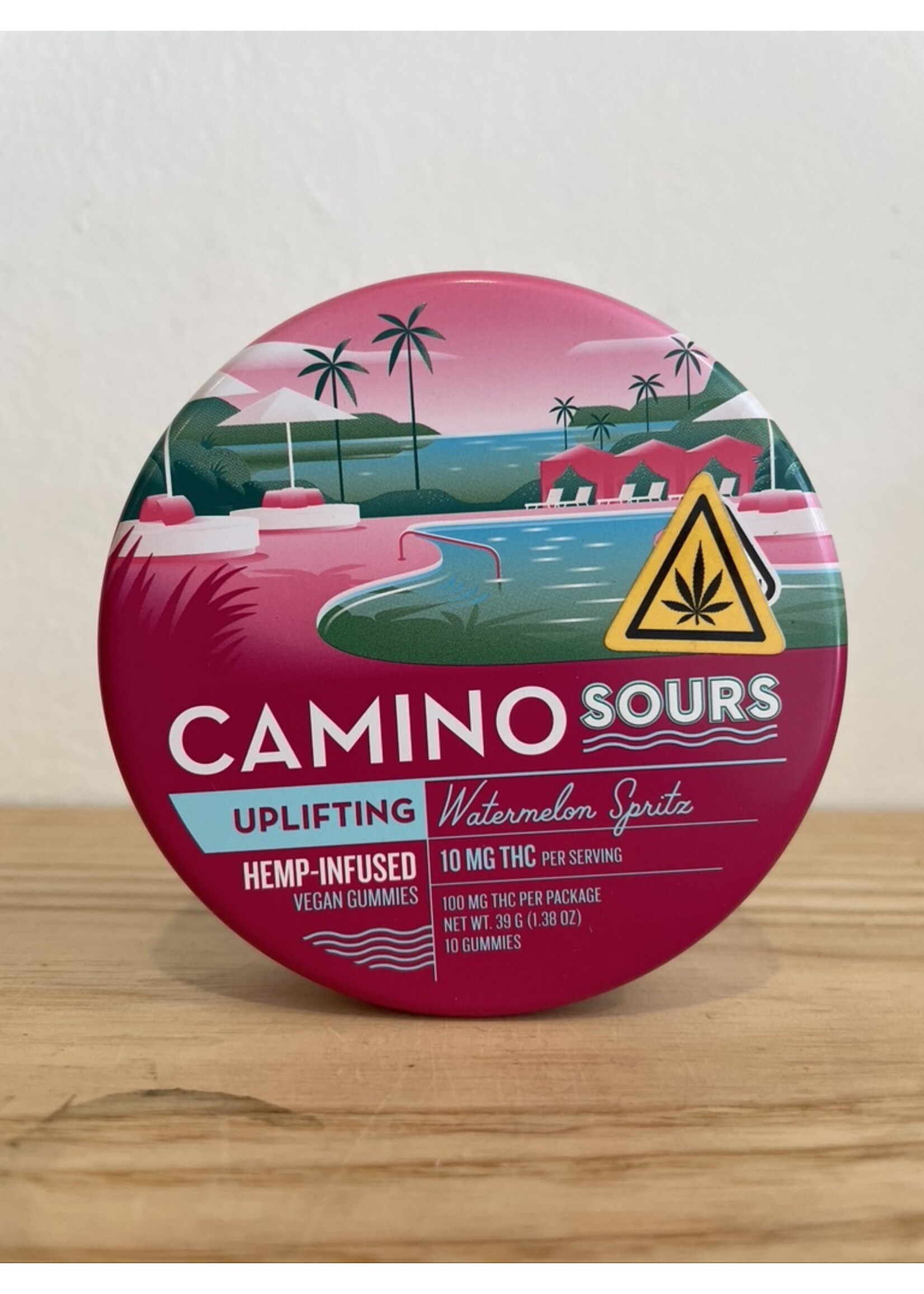 Camino Camino Sour Gummies Uplifting Watermelon Spritz 10 MG THC
