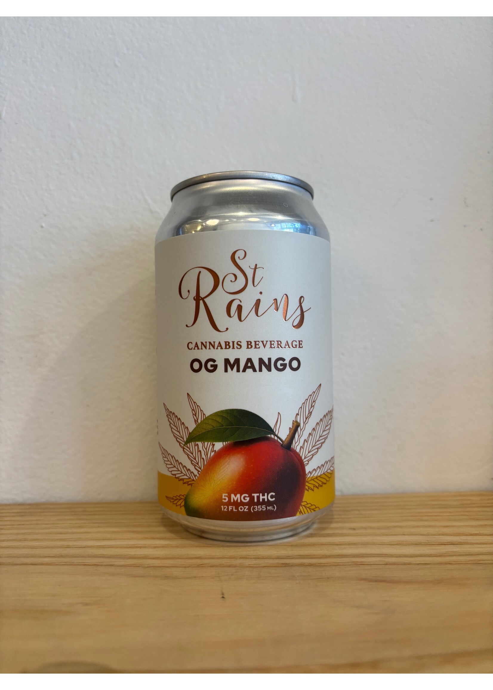St. Rains St. Rains Mango 5 MG THC 12 oz