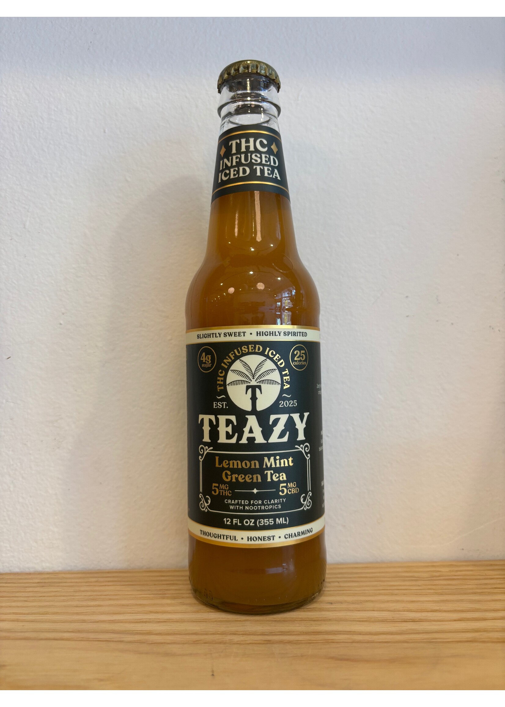 Teazy Teazy Lemon Mint Green Tea 5 MG THC