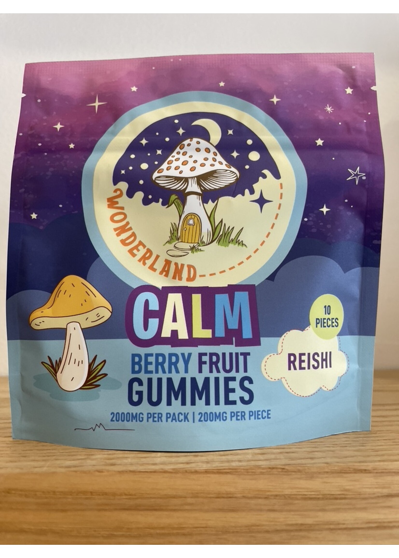 Wonderland Wonderland Calm Gummies – Reishi Mushroom Blend