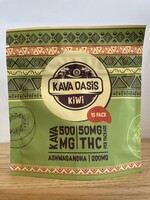 Kava Oasis Kava Oasis Functional Gummies | Kiwi | 500MG Kava | 50MG THC | 200MG Ashwagandha
