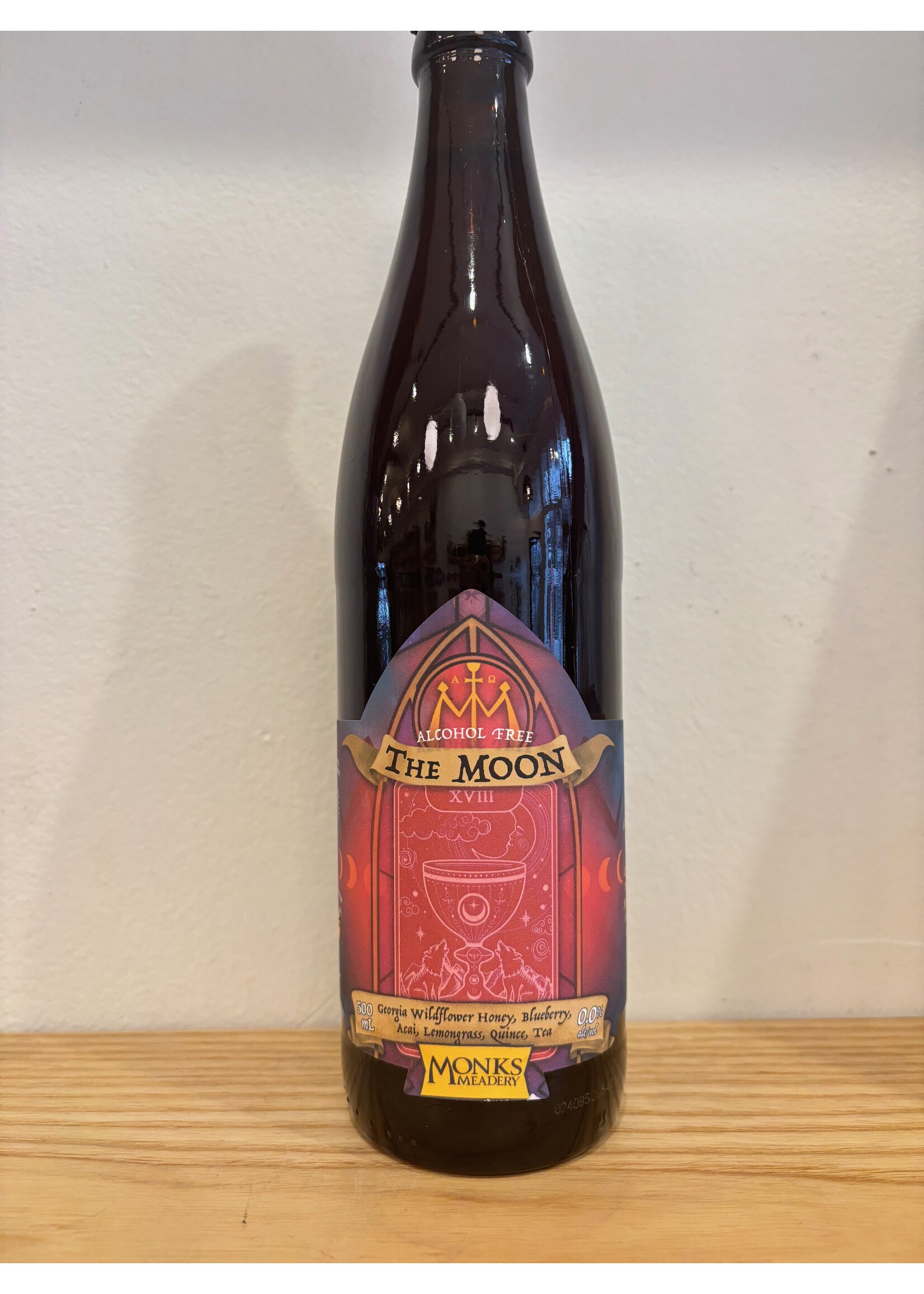 Monk's Meadery Monk's Meadery 500 mL Alcohol Free Mead- The Moon
