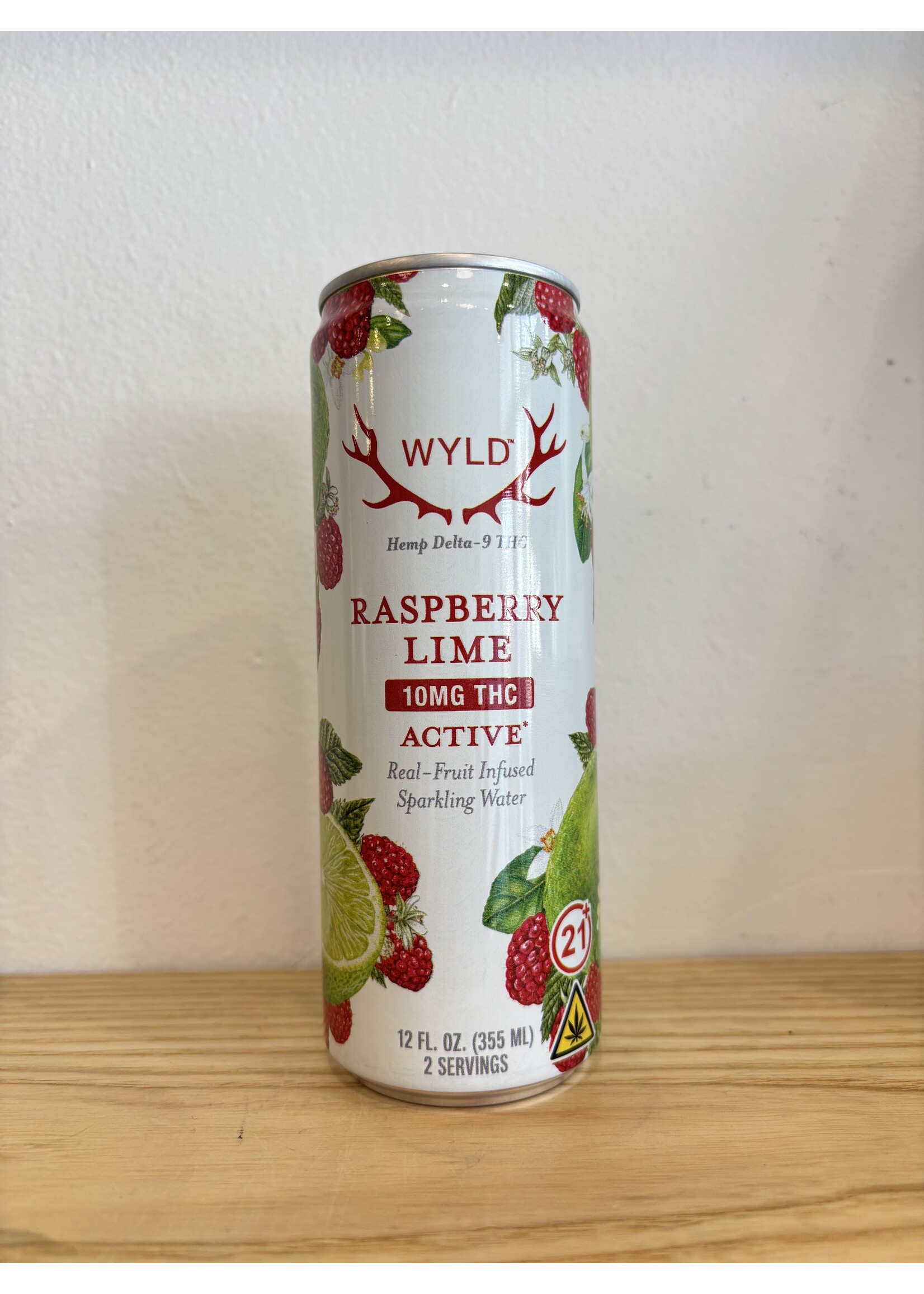 Wyld WYLD Sparkling Water 10 MG THC Raspberry Lime