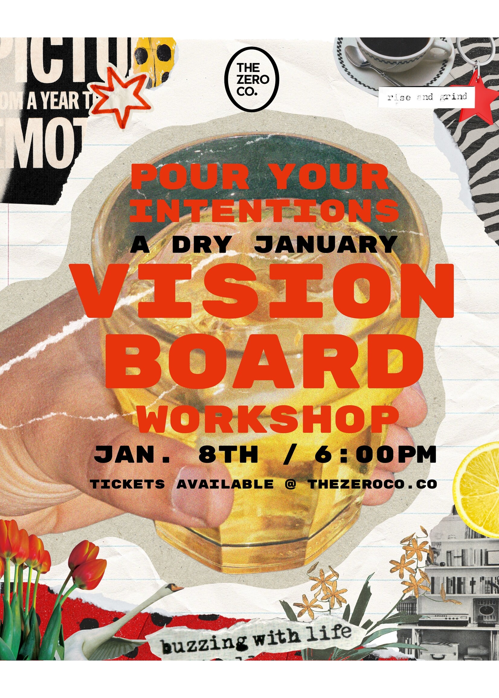 Pour Your Intentions: A Vision Board Workshop 1.8.2026