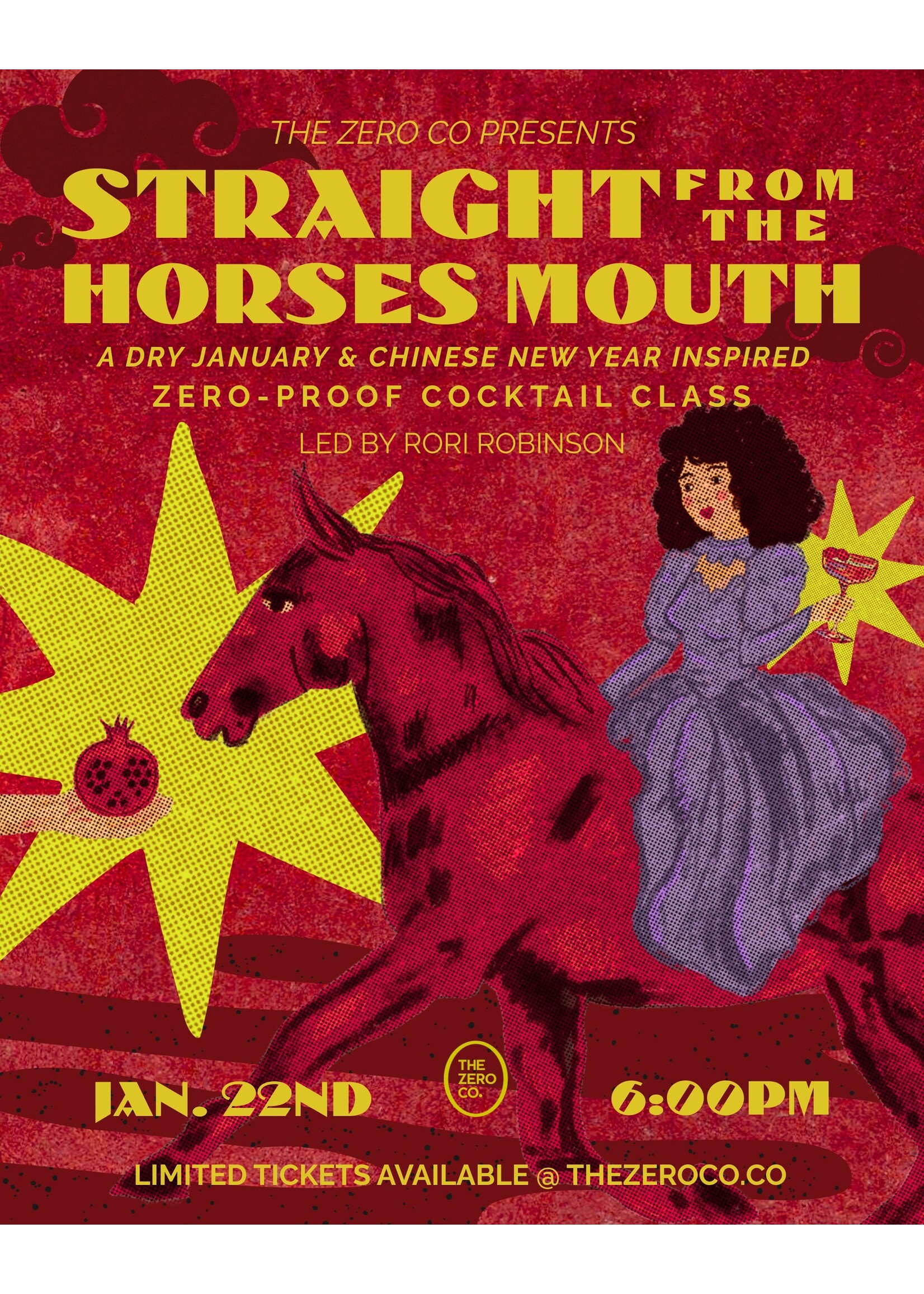 Straight From The Horses Mouth: A Chinese New Year  Inspired Cocktail Class 1.22.2026