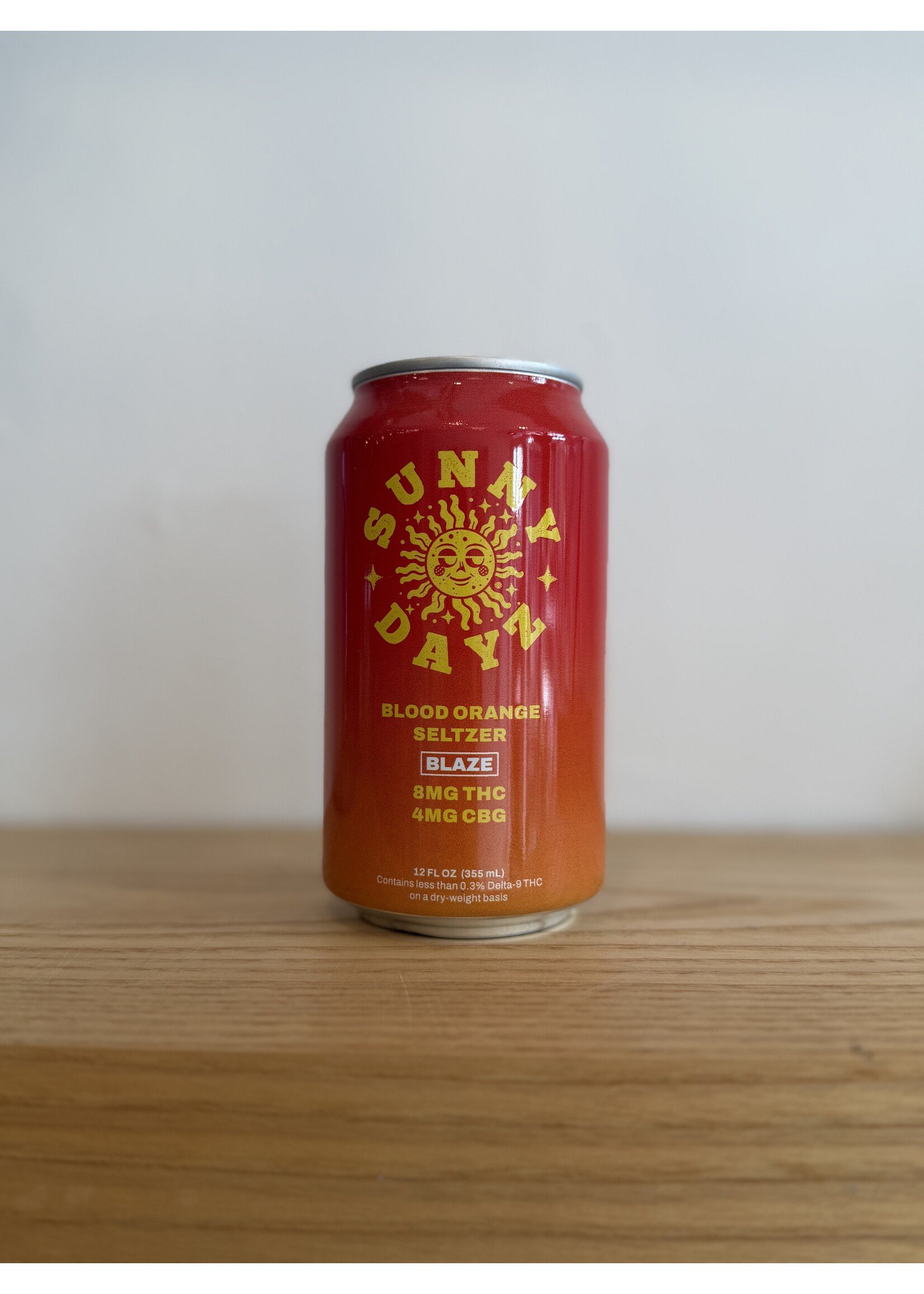 Sunny Dayz Sunny Dayz Blaze Blood Orange Seltzer 8mg THC