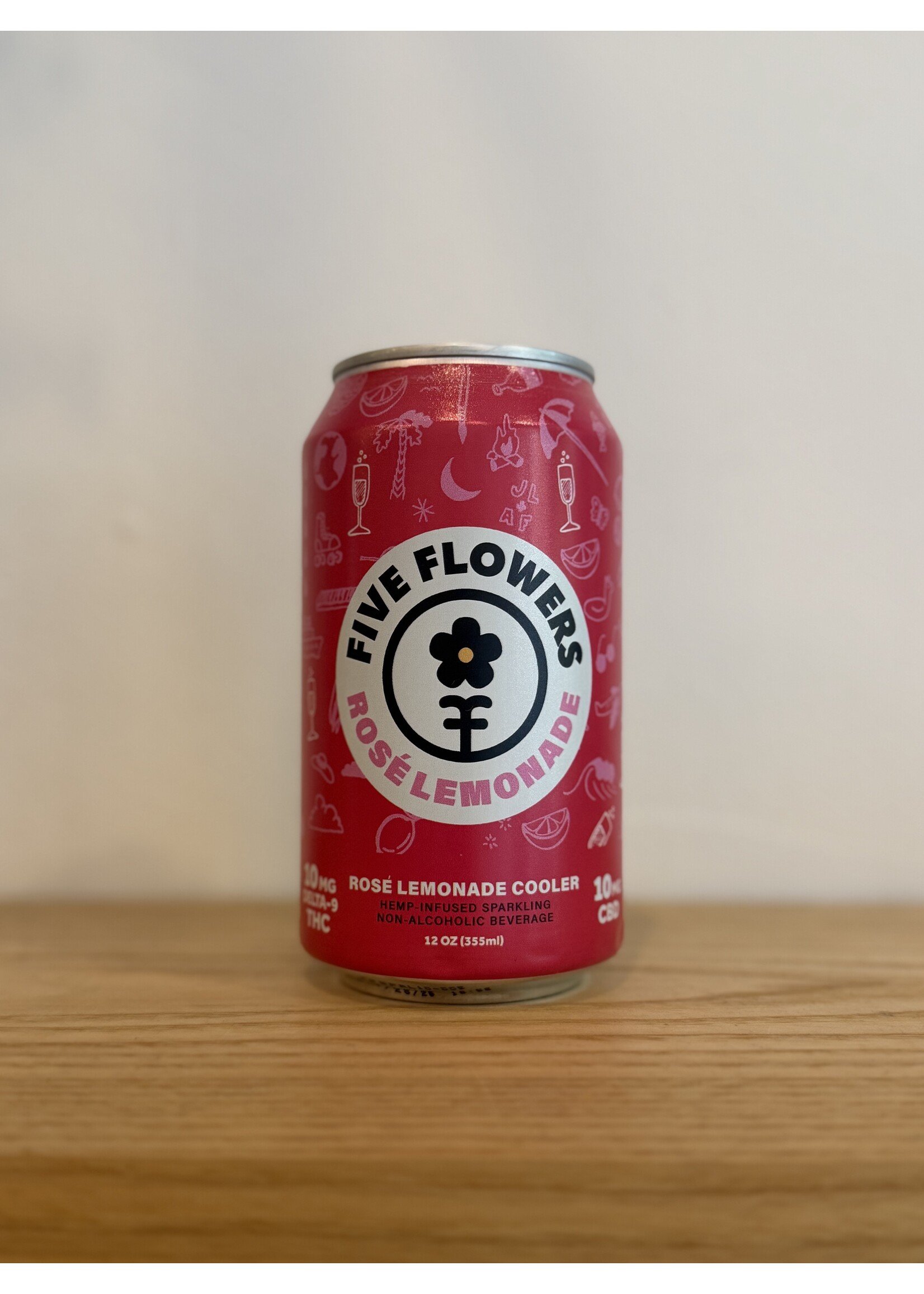 Five Flowers Five Flowers Rosé Lemonade 10 MG THC