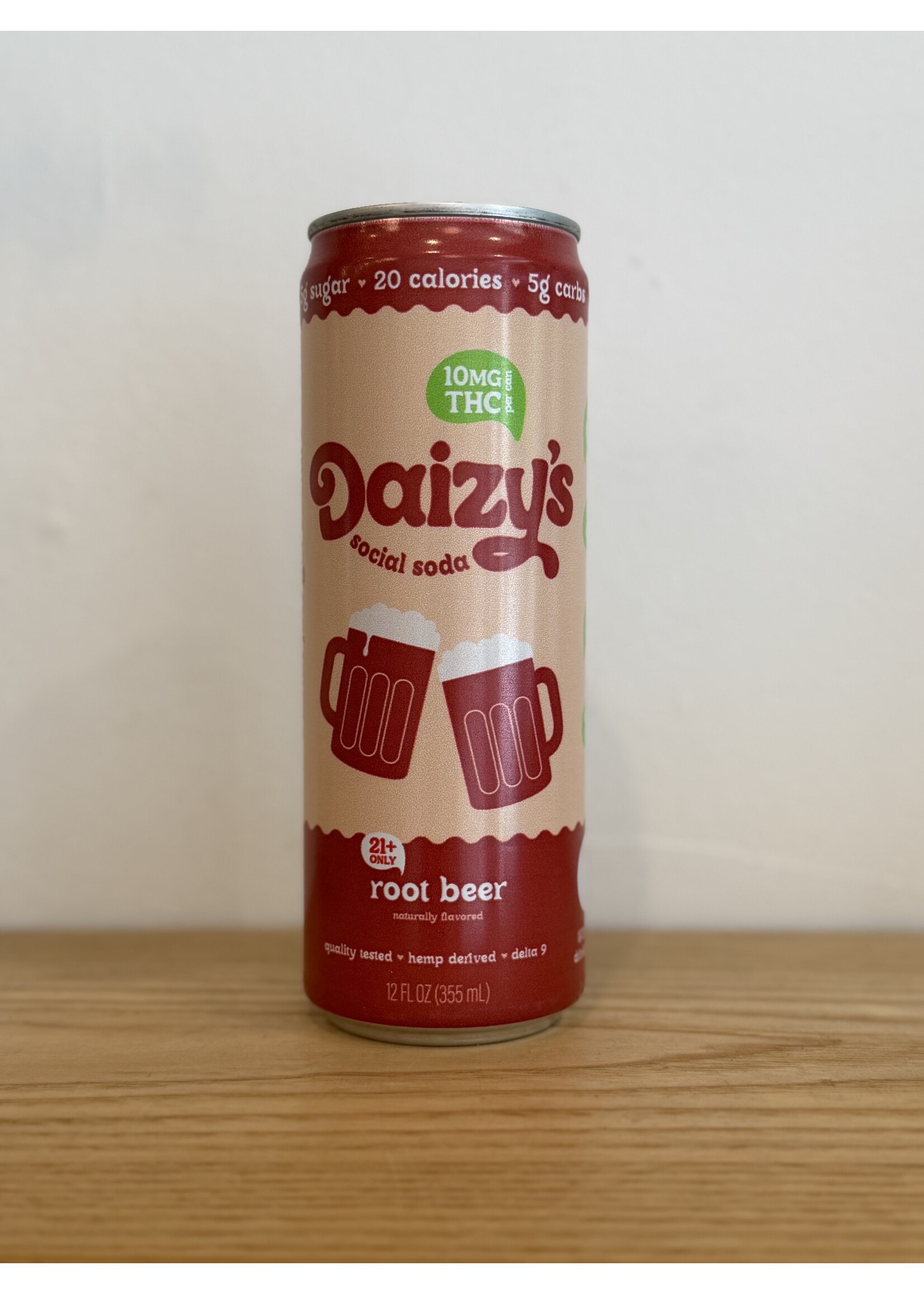 Daizy's Daizy's Root Beer Social Soda 10mg THC