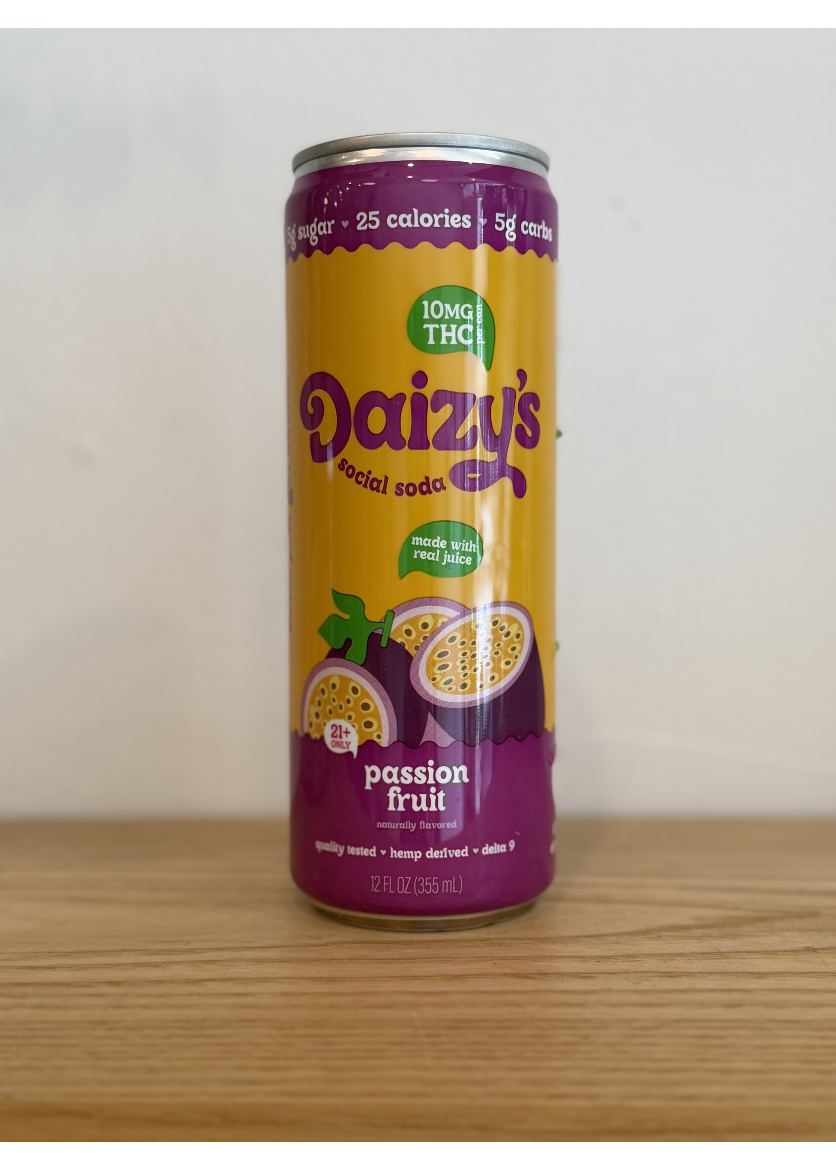 Daizy's Daizy's Passion Fruit Social Soda 10mg THC