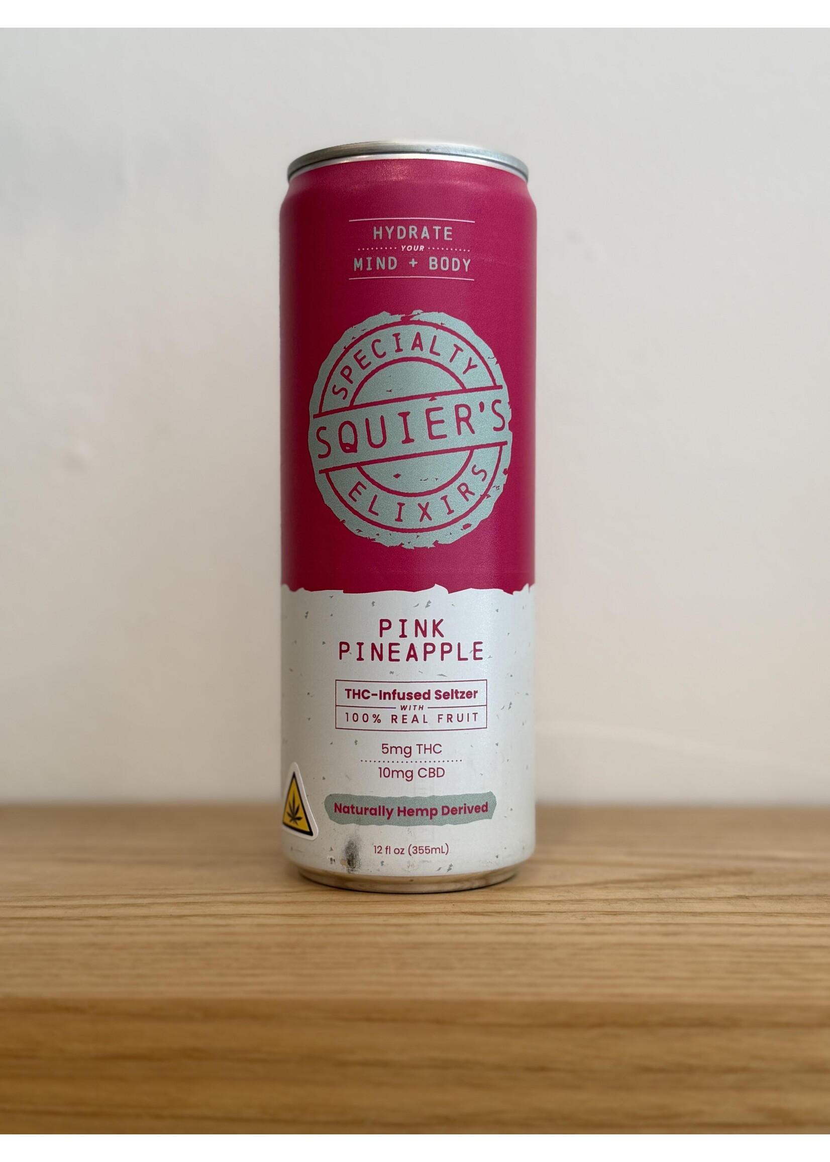 Squiers Squiers Pink Pineapple Seltzer 5mg THC