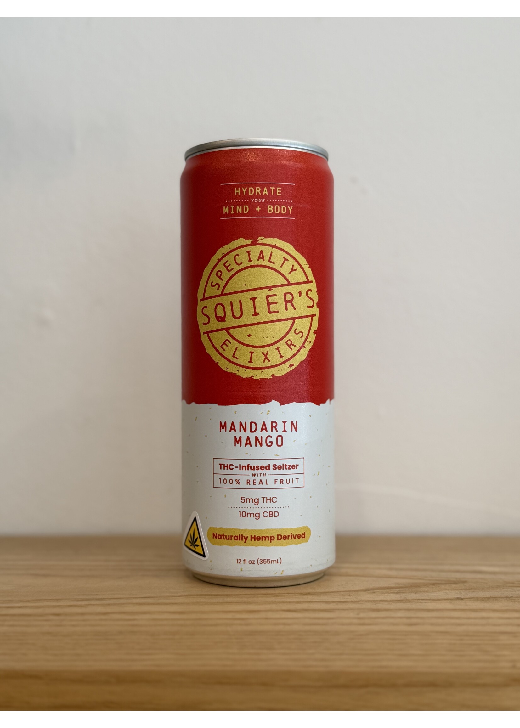 Squiers Squiers Mandarin Mango Seltzer 5mg THC