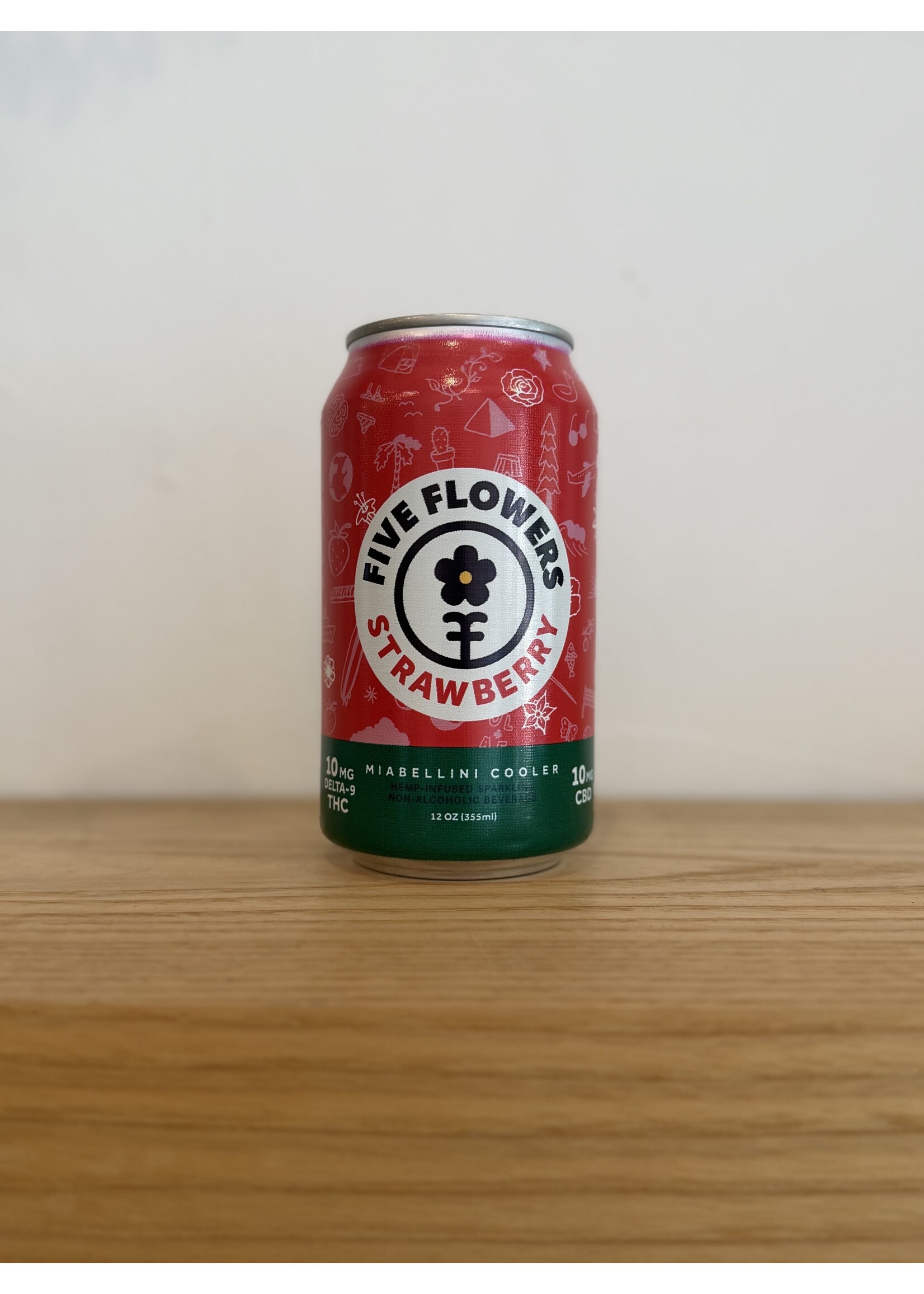 Five Flowers Five Flowers Strawberry Cooler 10 MG THC