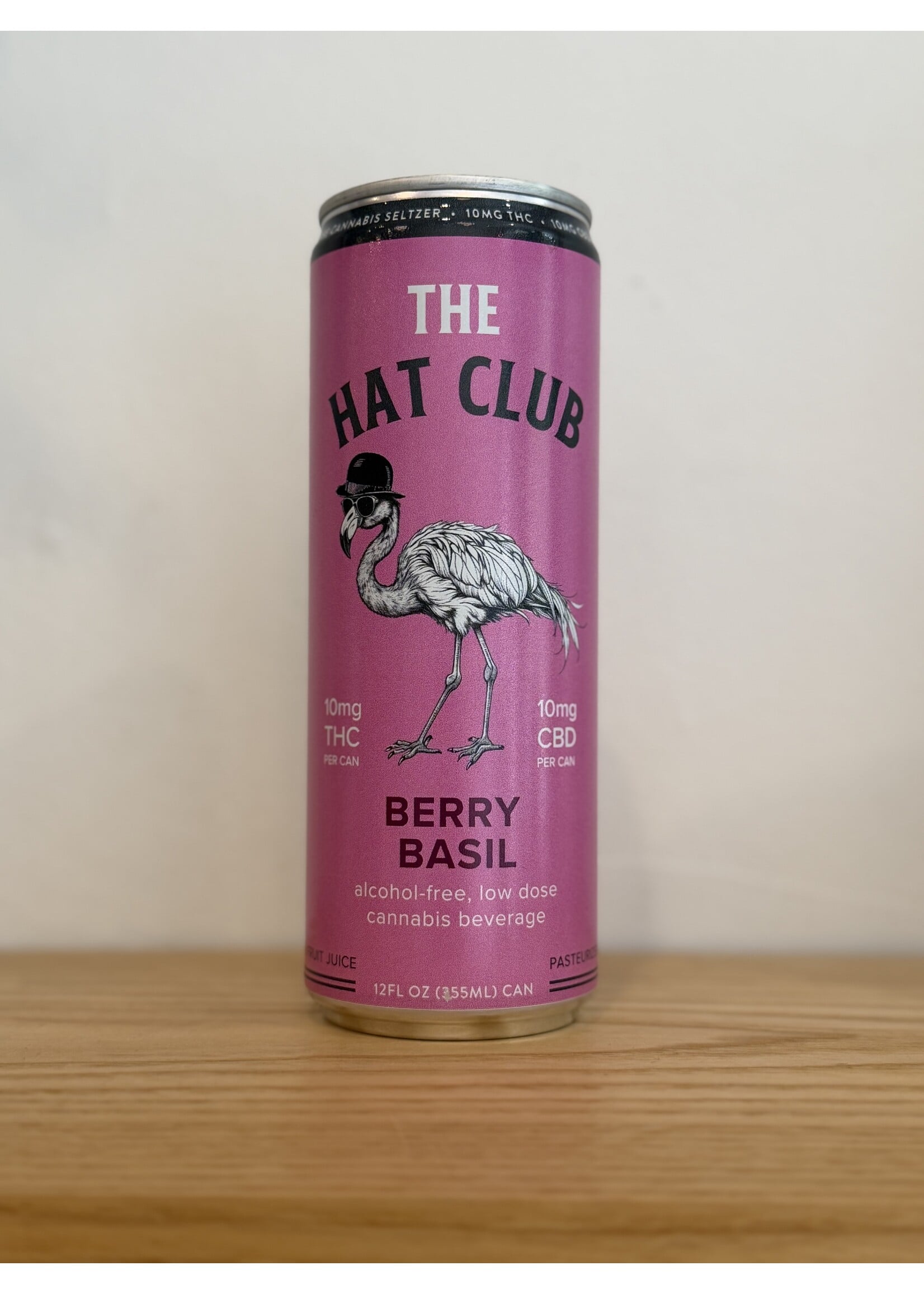 The Hat Club Berry Basil 10 MG THC Seltzer