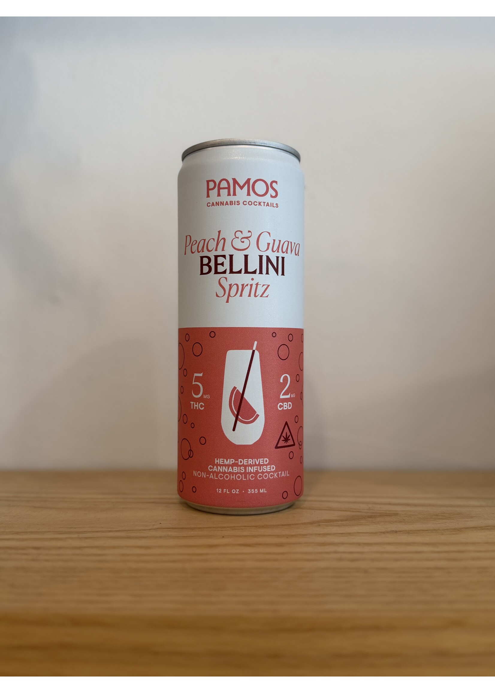 Pamos Pamos Bellini Spritz 5MG THC 12oz can