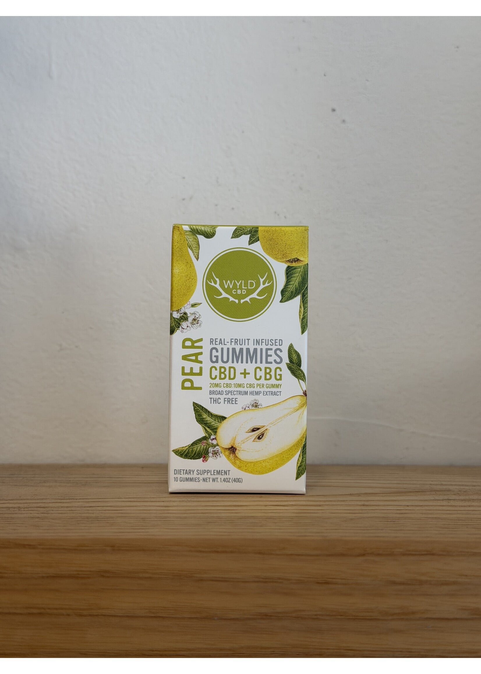 Wyld WYLD CBD + CBG Pear Gummies
