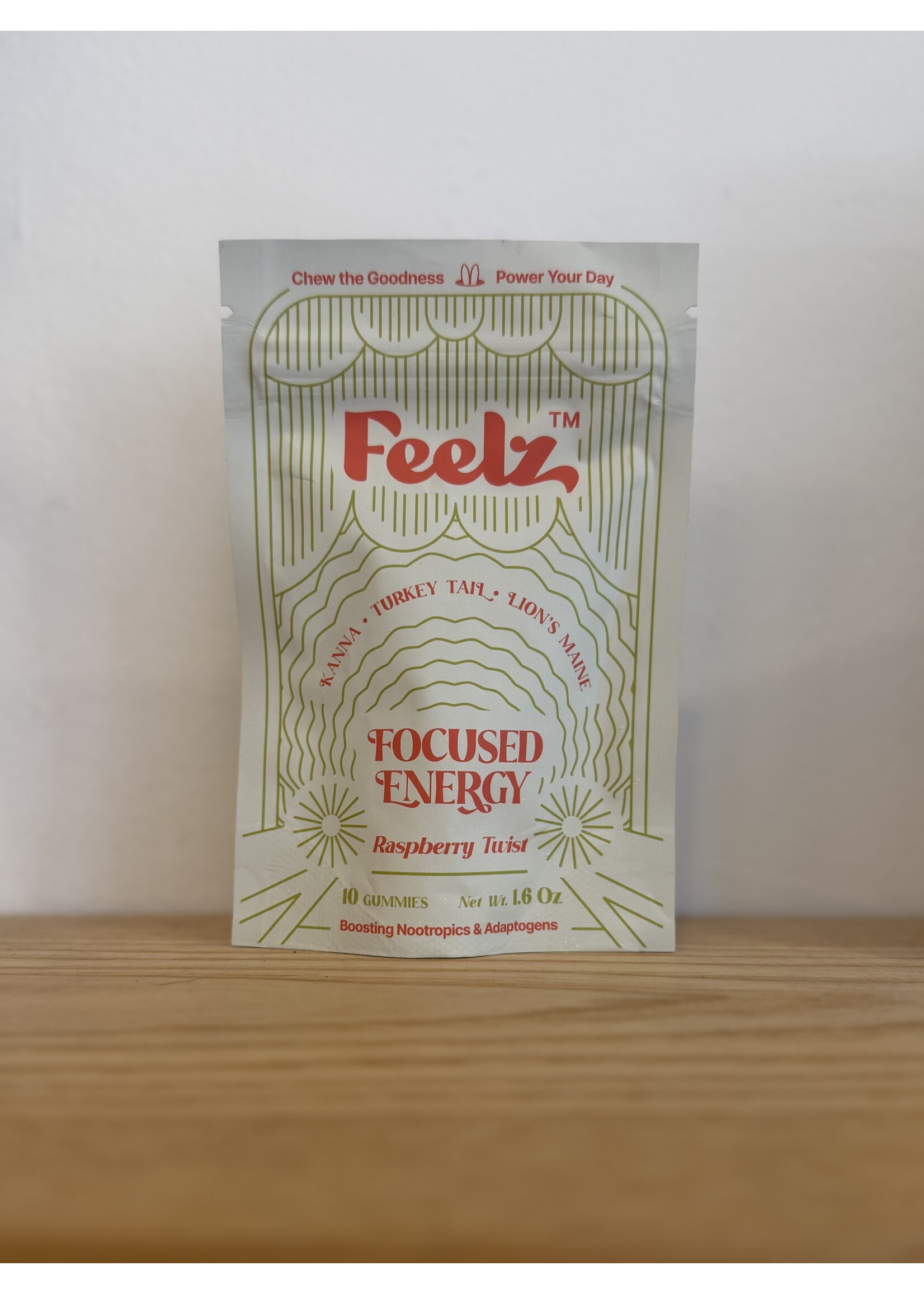 Feelz Feelz Focused Energy Adaptogen + Nootropic Gummies