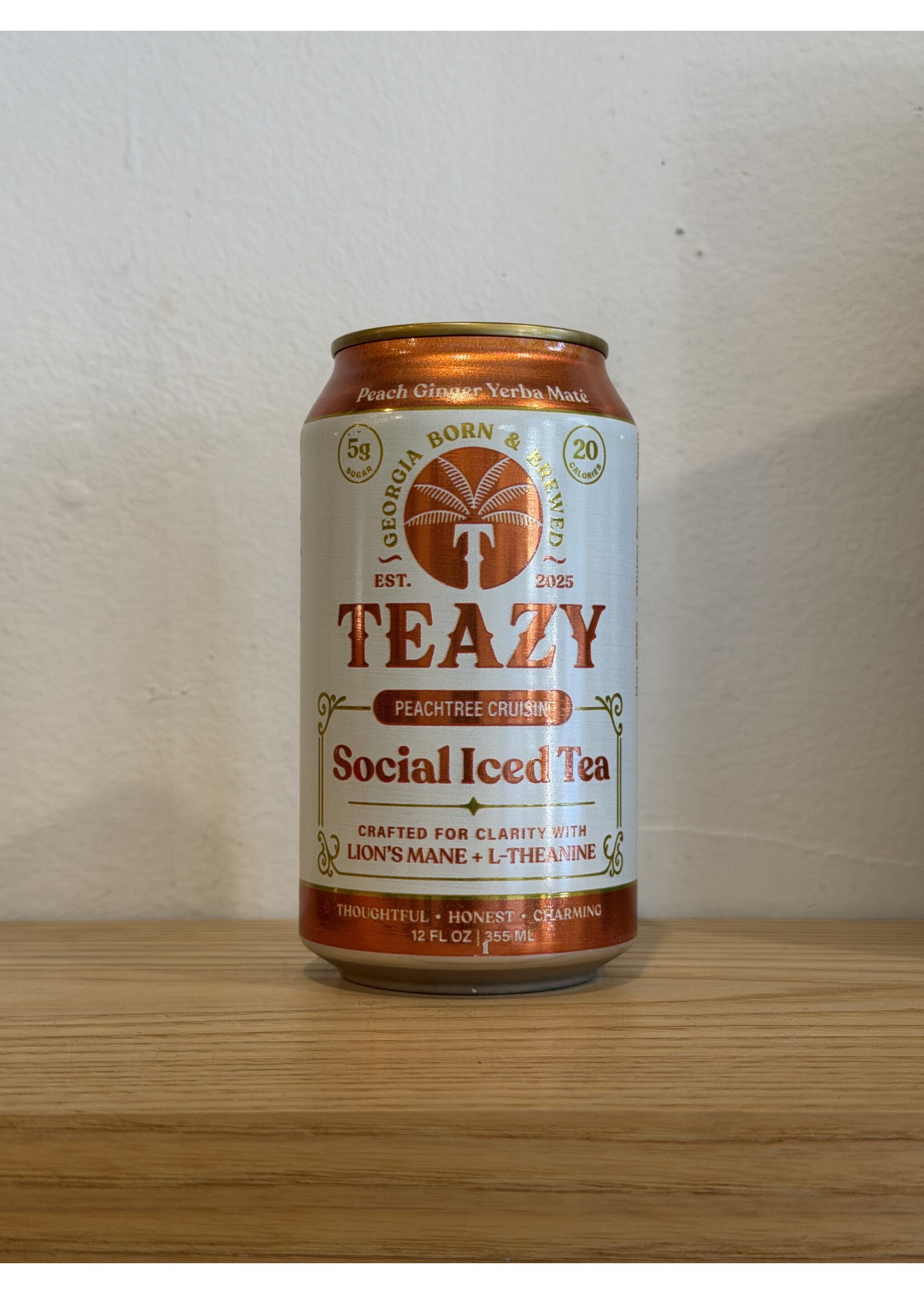 Teazy Teazy Social Iced Tea Peachtree Cruisin'