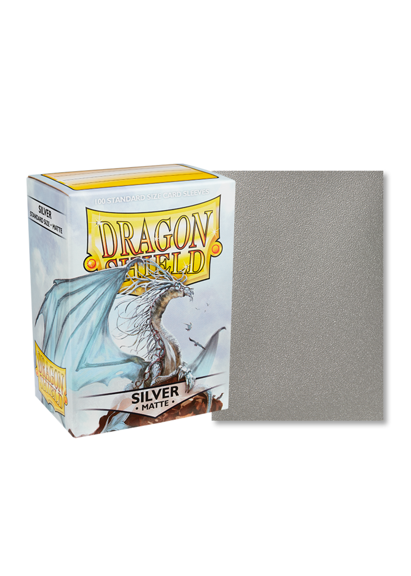 DragonShield Std Matte Silver  (100)