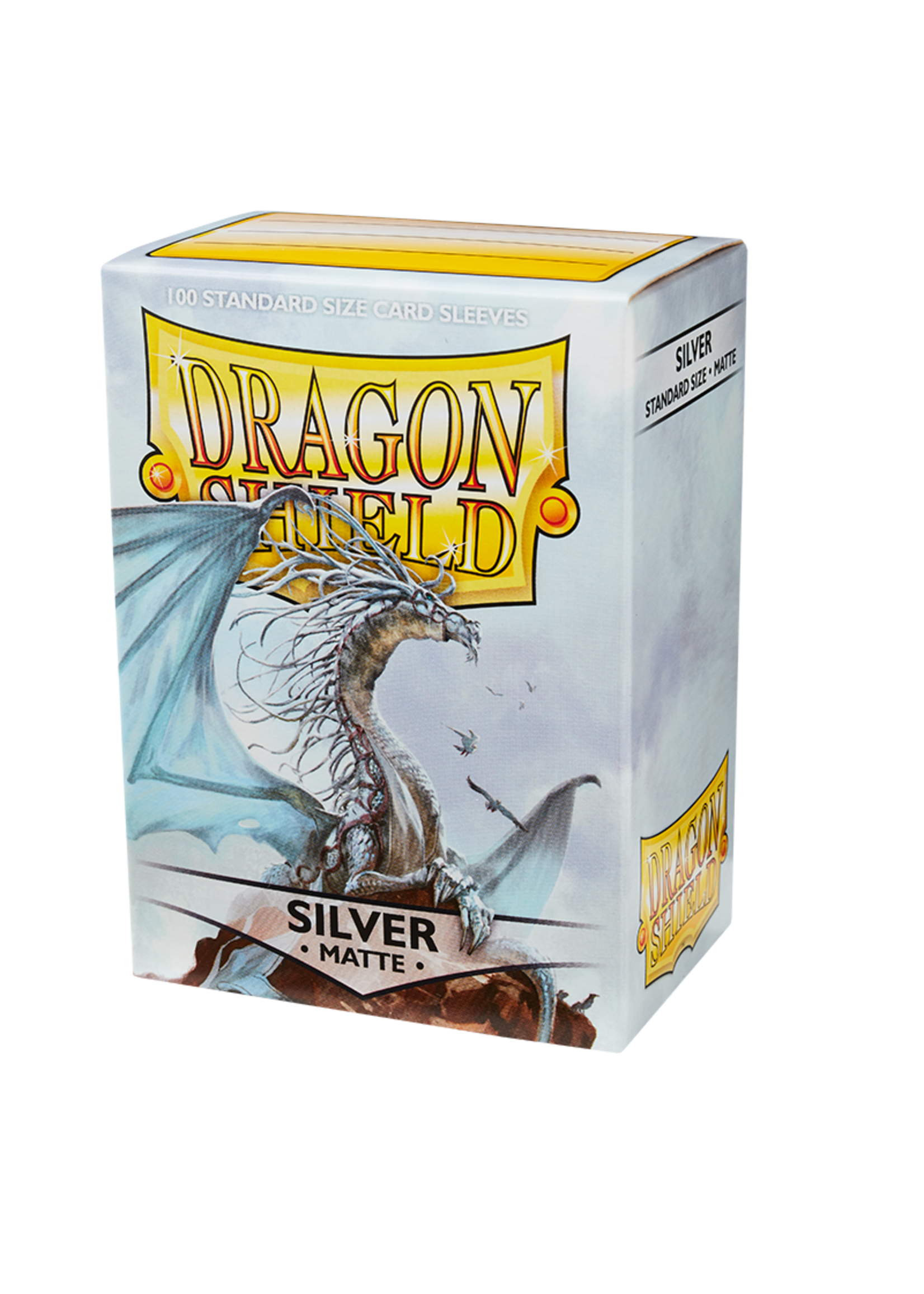 DragonShield Std Matte Silver  (100)