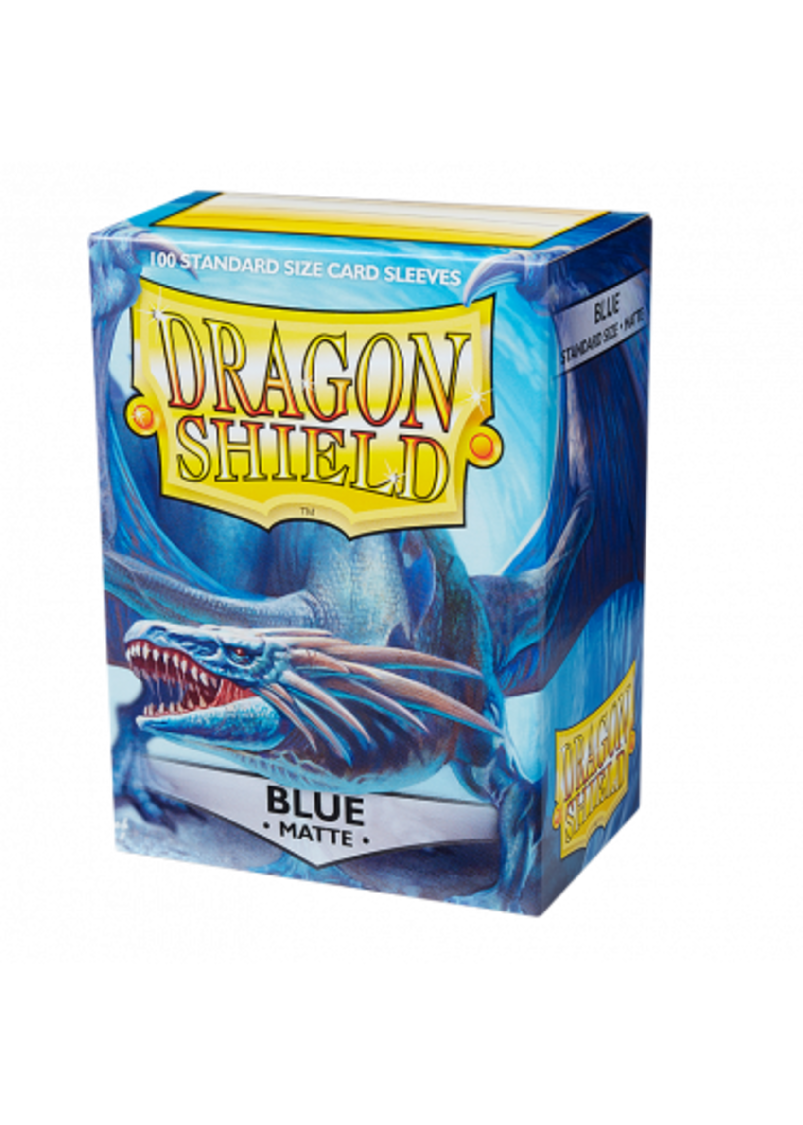 Dragon Shield Standard Matte Clear Blue Card Sleeves 100Ct