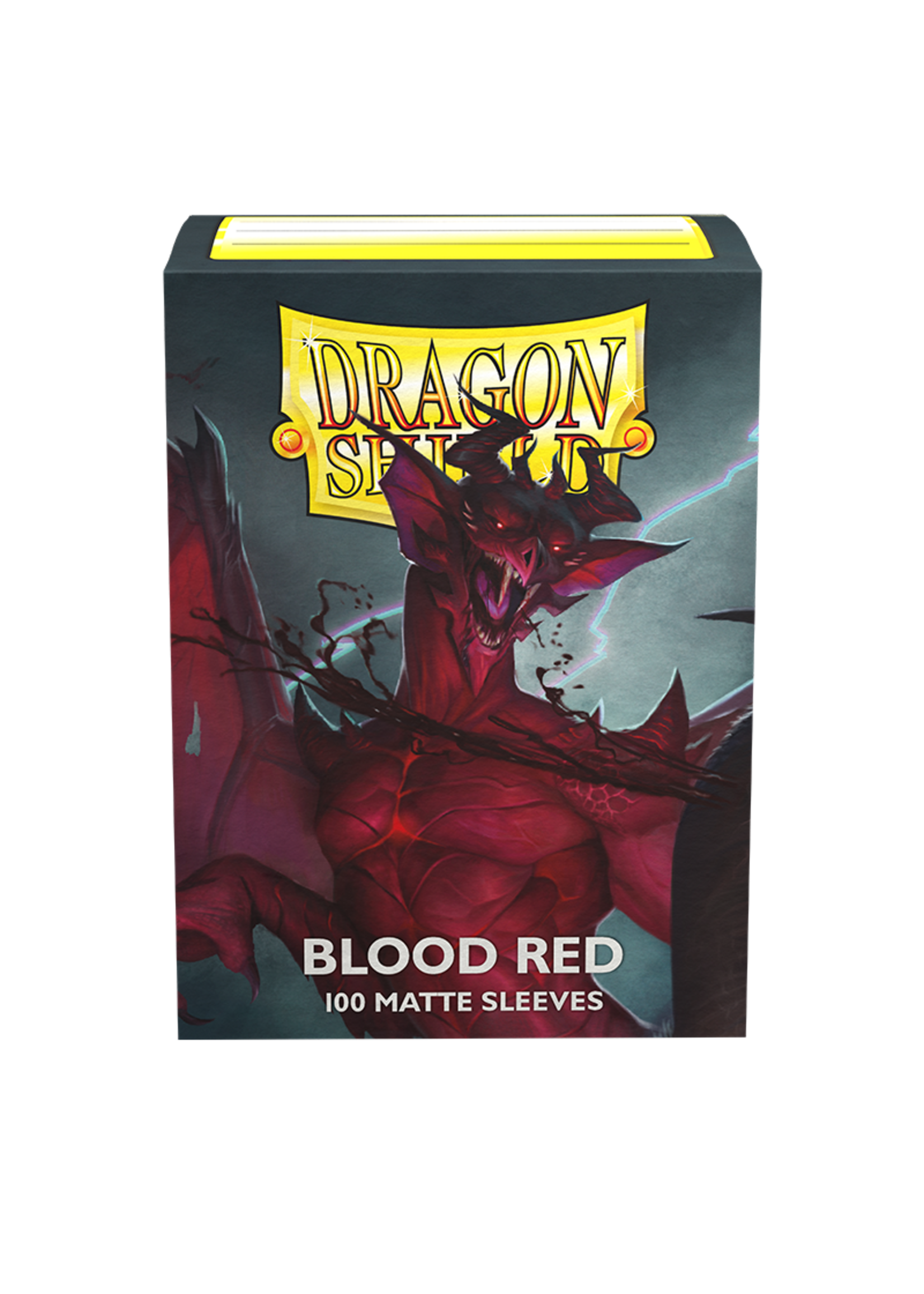 Dragon Shield Standard Matte Blood Red Card Sleeves 100Ct