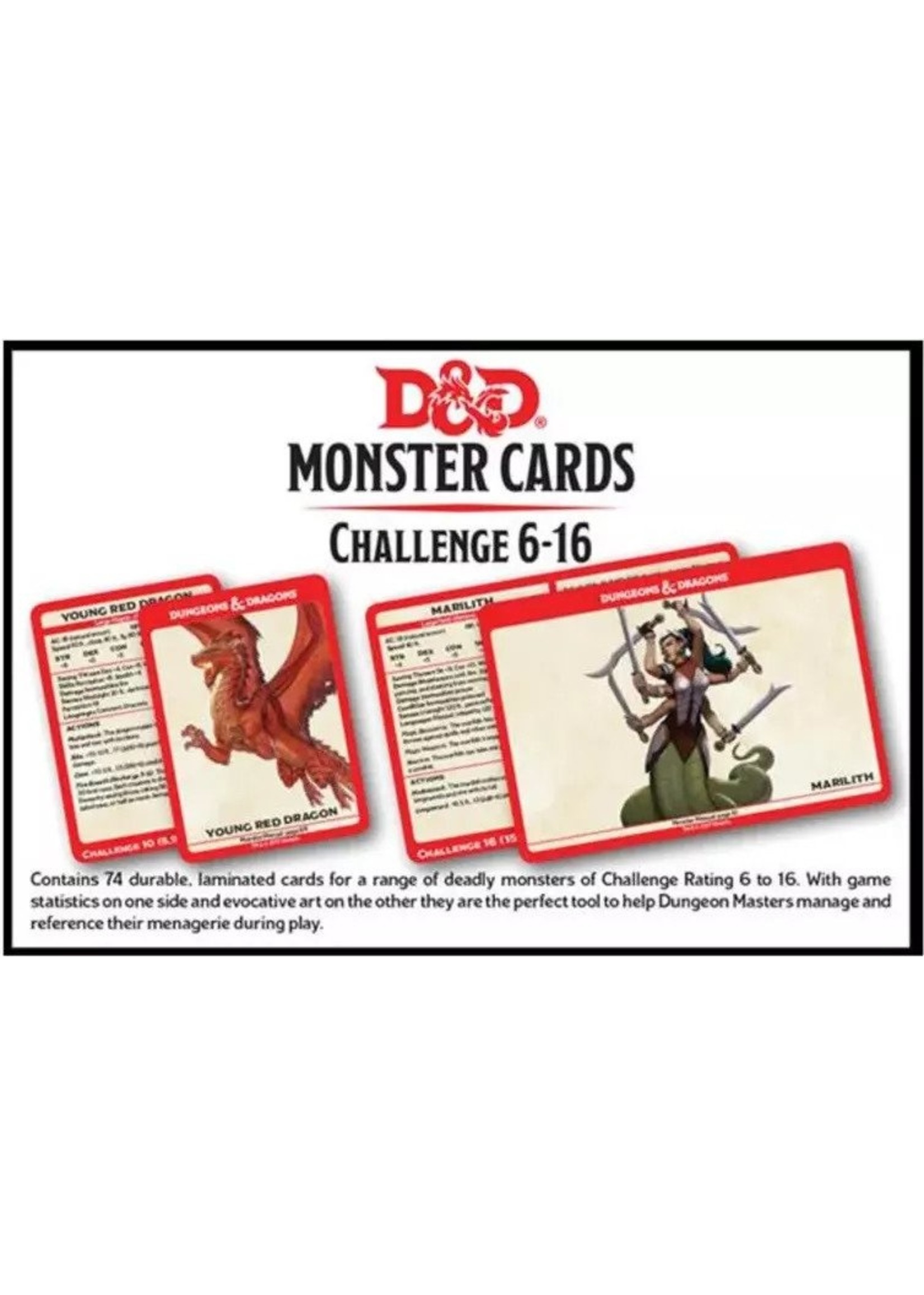 D&D5: Monster Cards 6-16