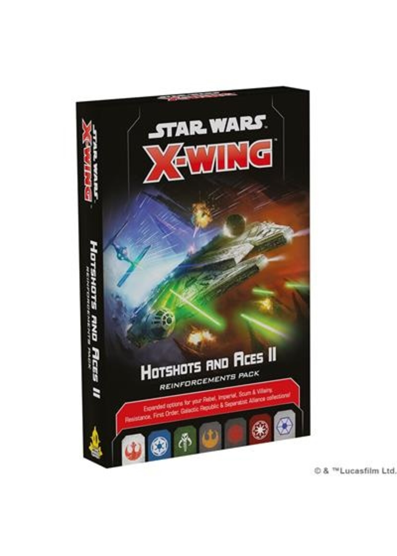 X-Wing 2nd Ed: Hot Shots  & Aces II Reinforcements  Pack (VERSION 2)