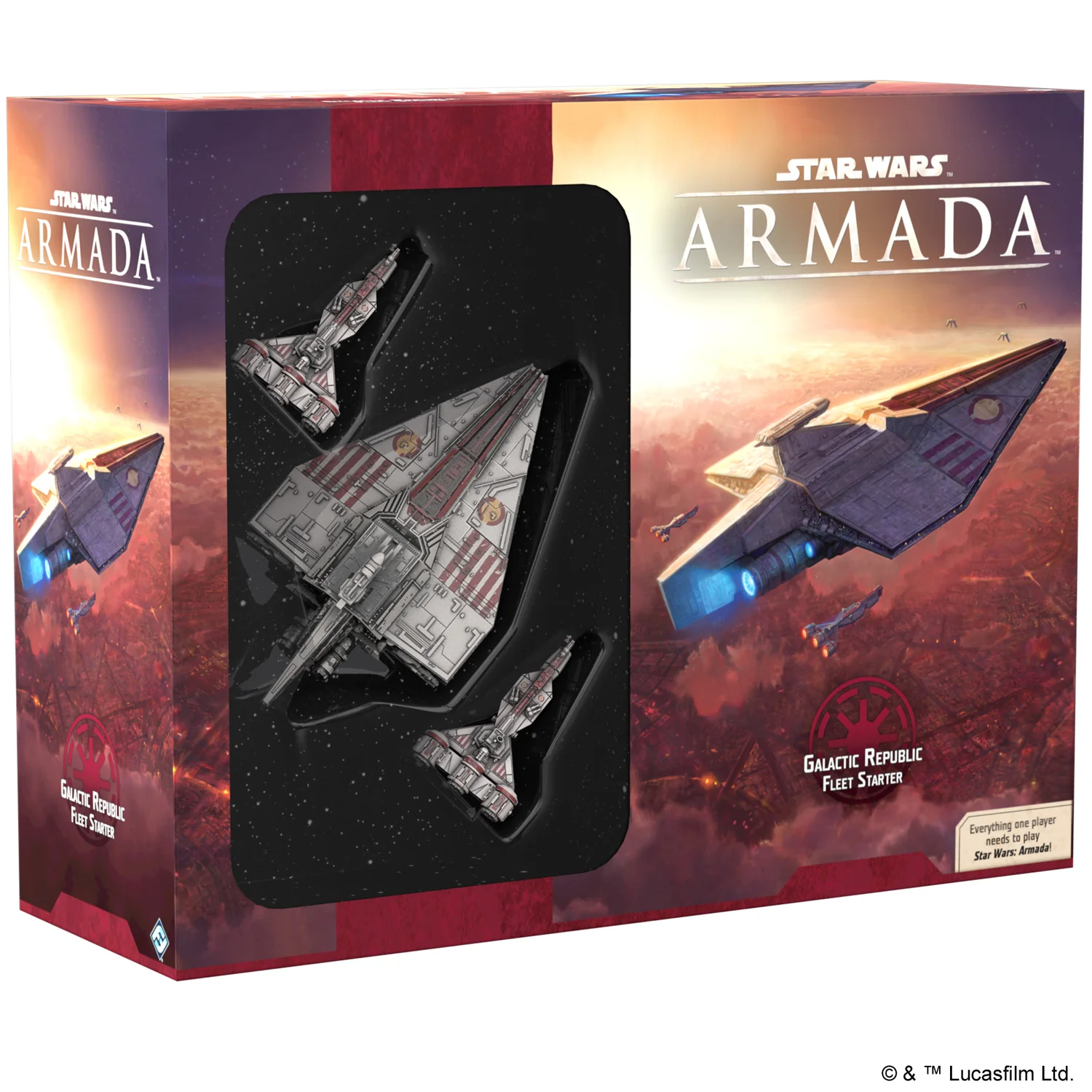 Star Wars Armada Galactic Republic Fleet Start Game Nite